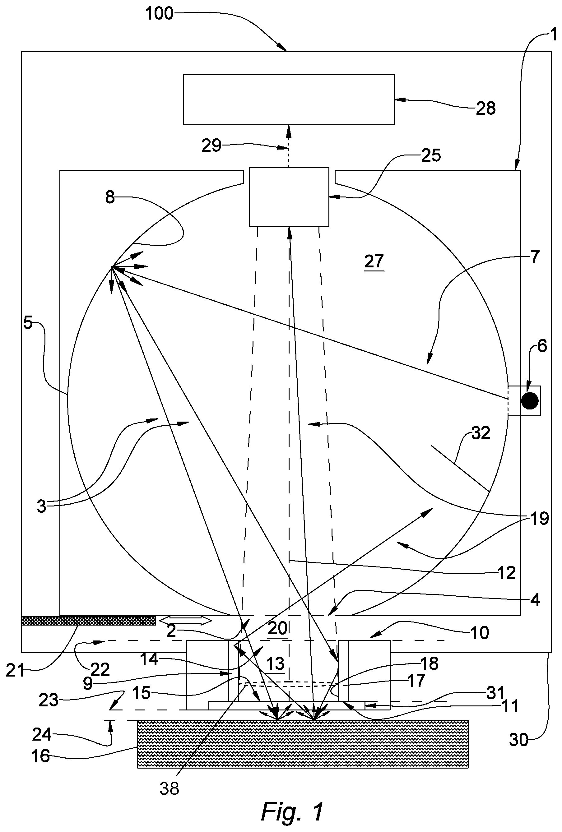 Patent US12480868 — Optical device — Figure 1
