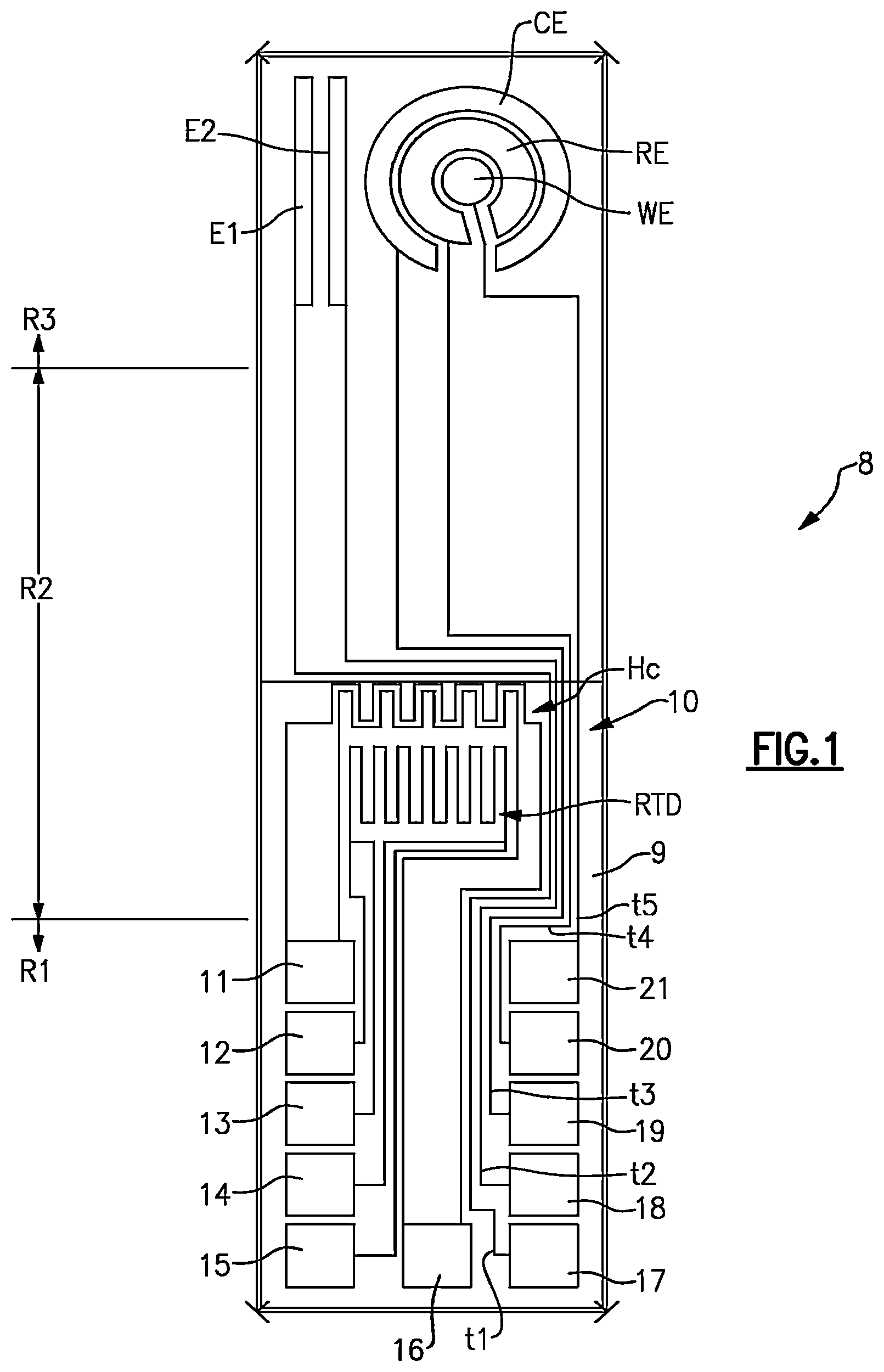 Patent US12480904 — Multi-functional water quality sensor — Figure 1