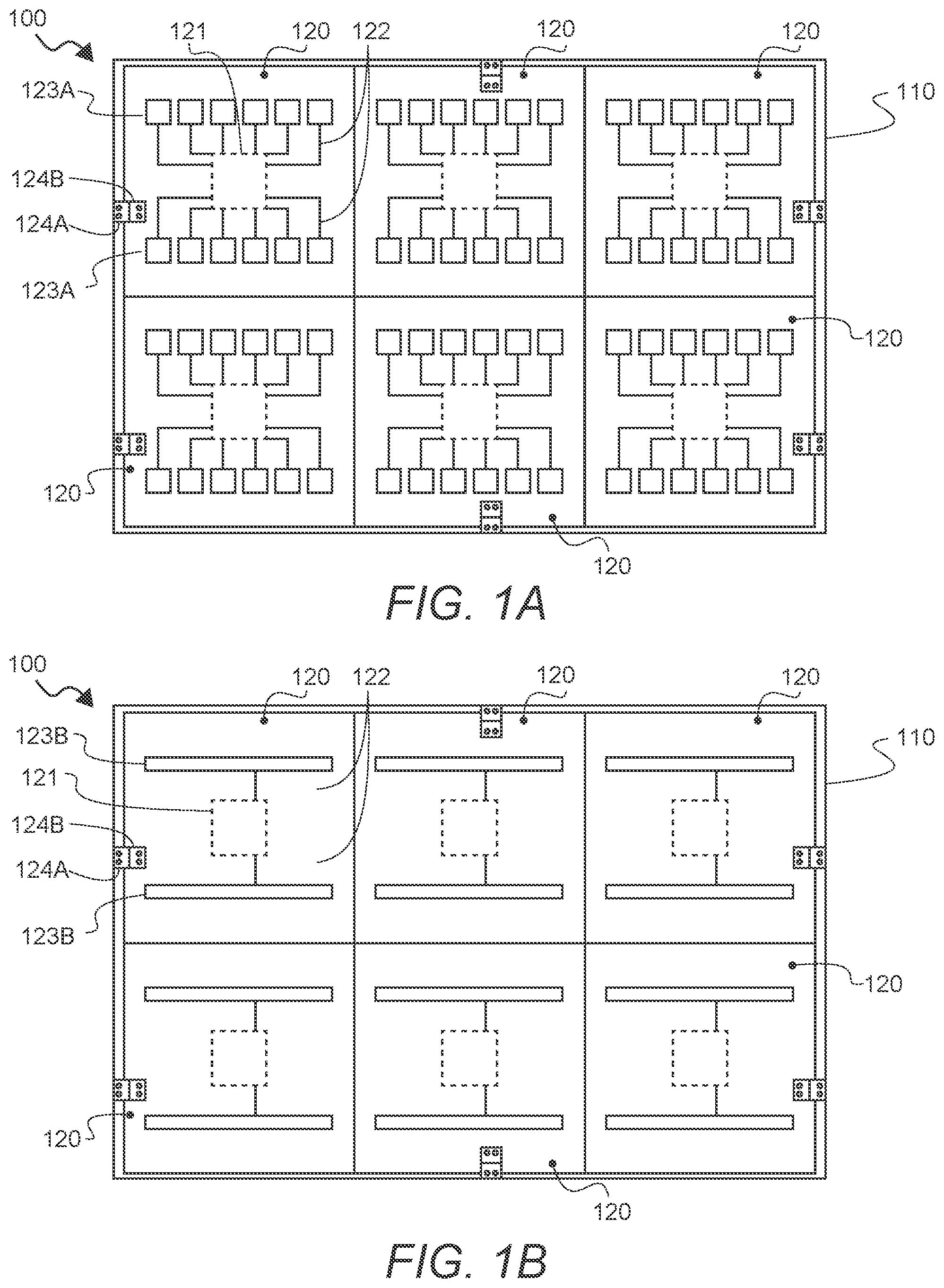 Patent US12480985 Figure 1 – Multiple tile two-layered motherboard tester