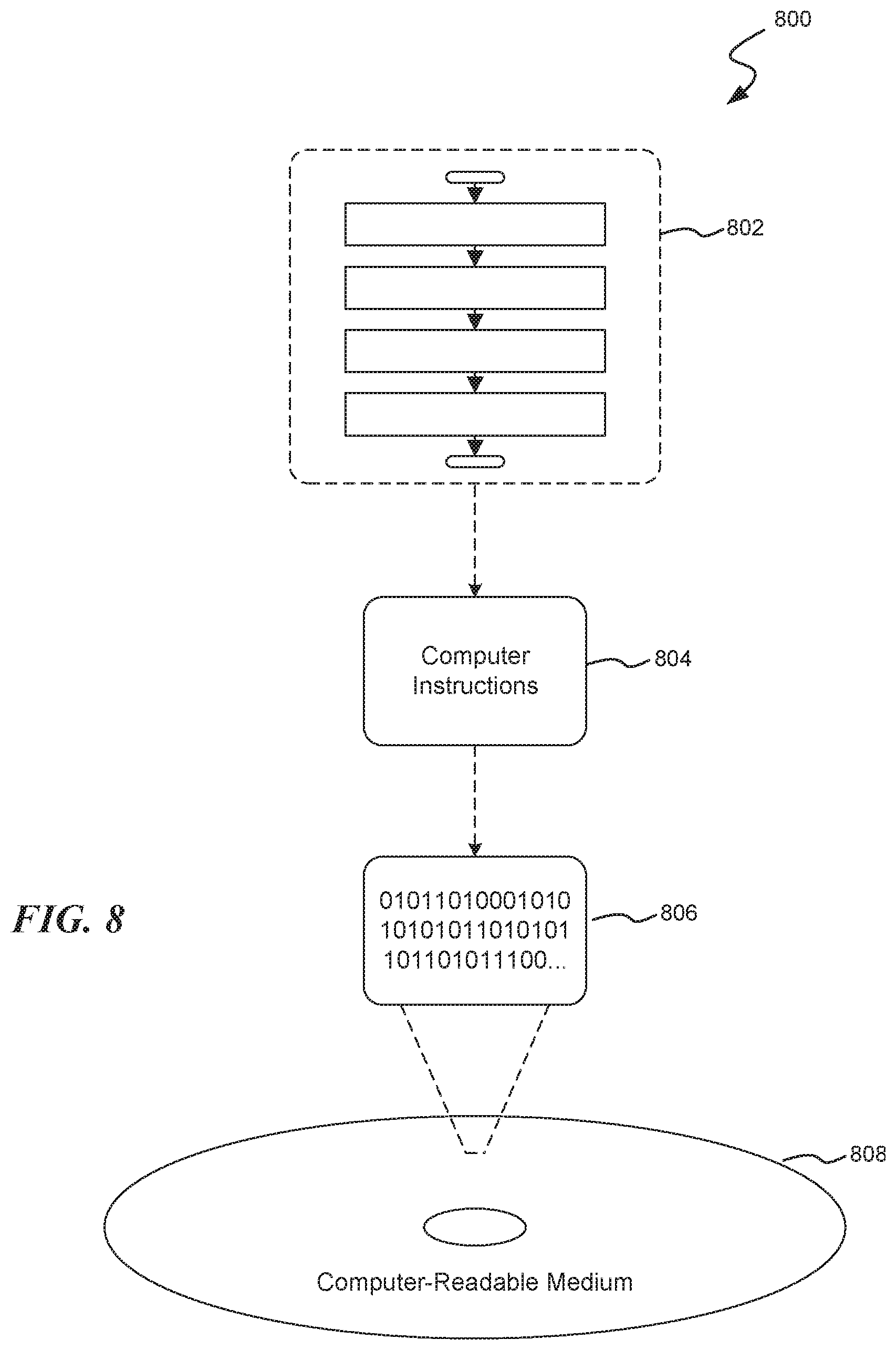 Patent US12488005 Figure 8 – Query to interest mapping