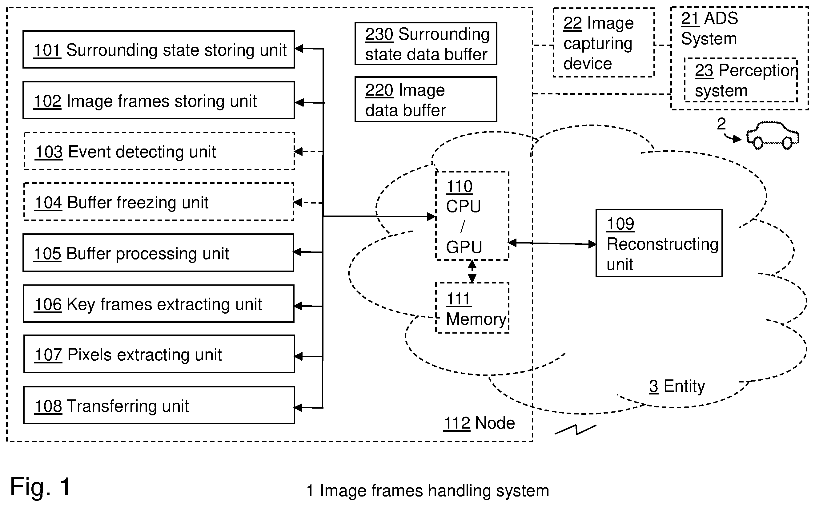 Patent US12488439 — Reconstruction of image frames — Figure 1