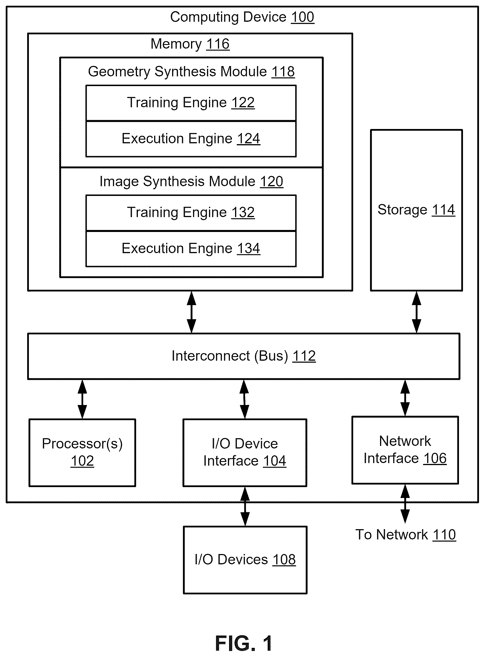 Patent US12488524 — Synthesizing sequences of 3D geometries for movement-based performance — Figure 1
