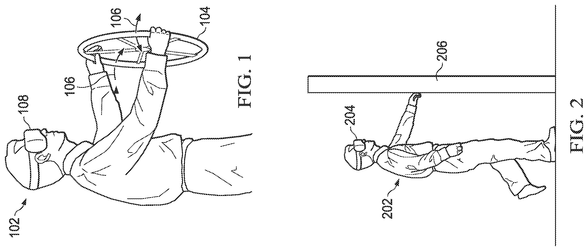 Patent US12488541 — System and method for controlling multiple user groups within a single virtual reality play area — Figure 1