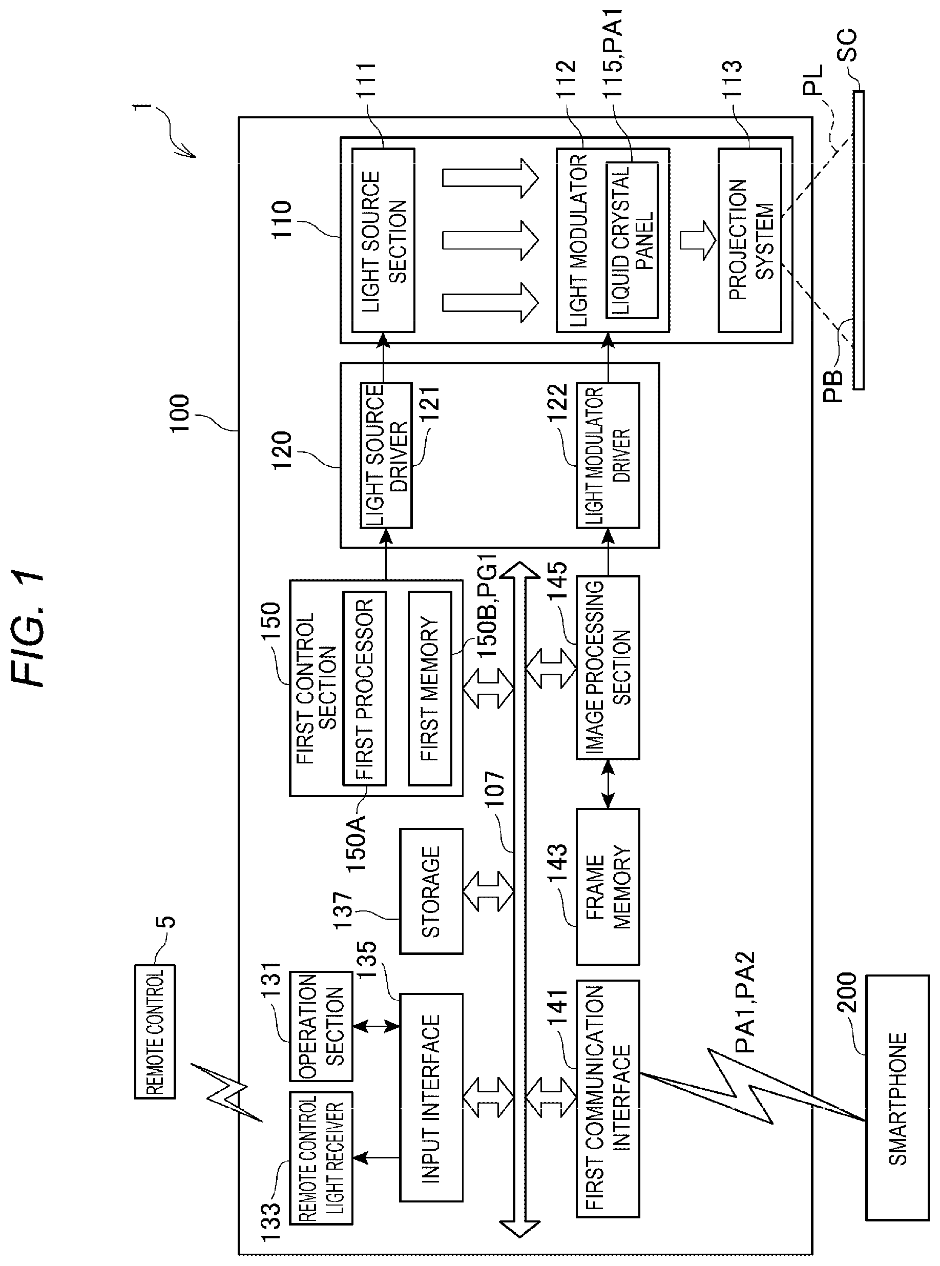 Patent US12488585 — Method for detecting pattern image, information processing apparatus, and detection system — Figure 1