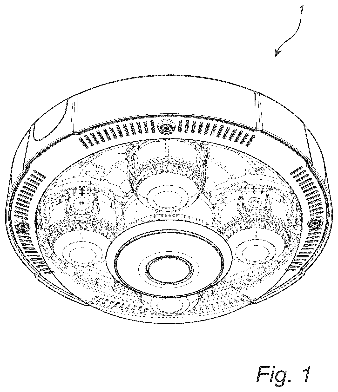 Patent US12488666 Figure 1 – System for mounting on a surface