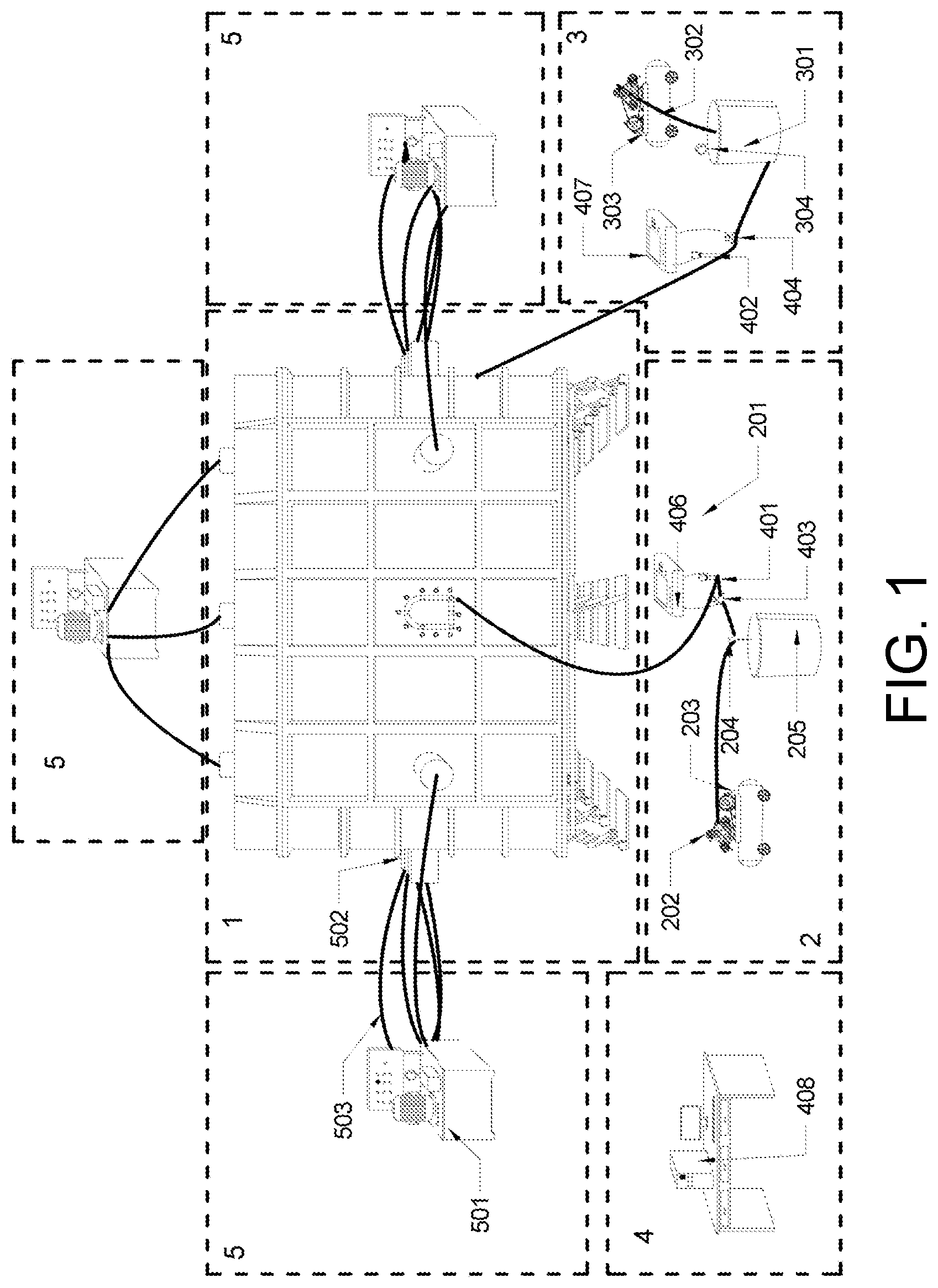 Patent US12488706 — Model test device and method for curtain grouting and excavation of tunnels in high-temperature, water-rich and weak strata — Figure 1