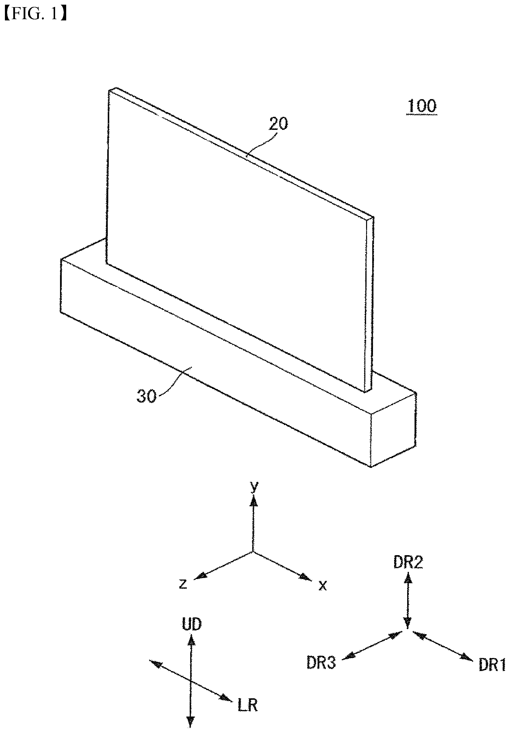 Patent US12488709 — Display device with flexible display panel — Figure 1