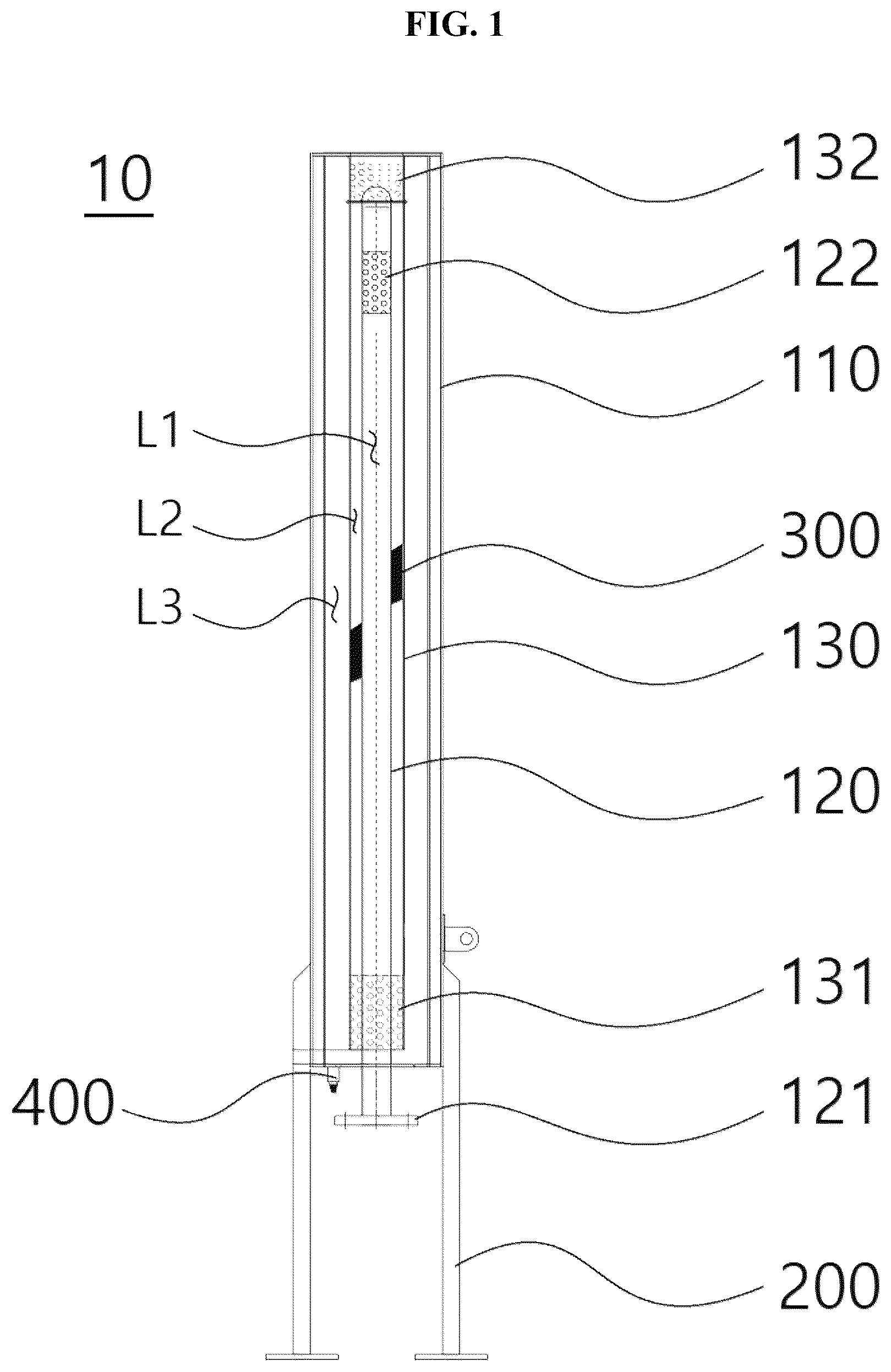 Patent US12488773 Figure 1 – Liquid oxygen vent silencer used in oxygen production process