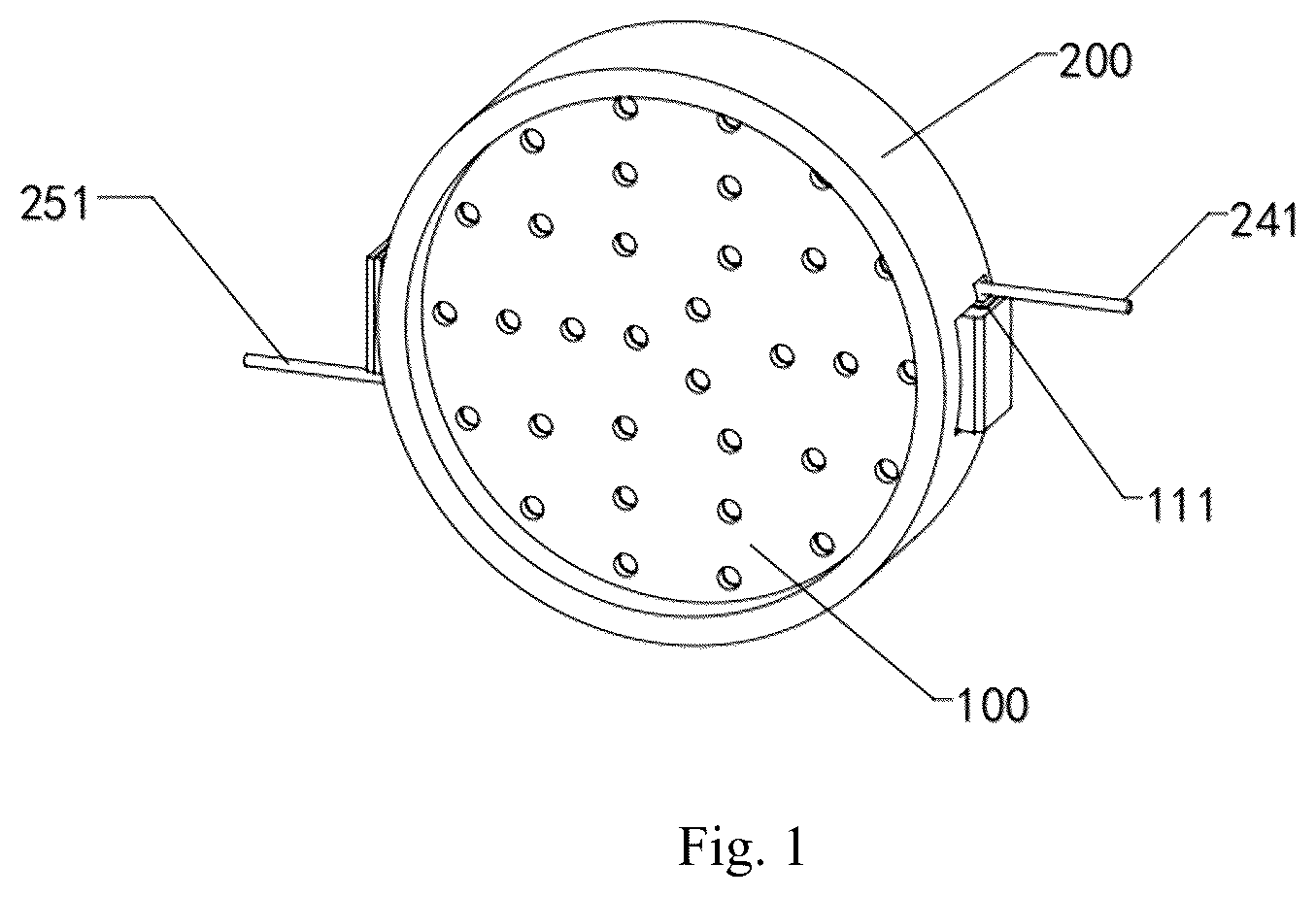 Patent US12488911 — Connection structure of thin film electrode and housing — Figure 1