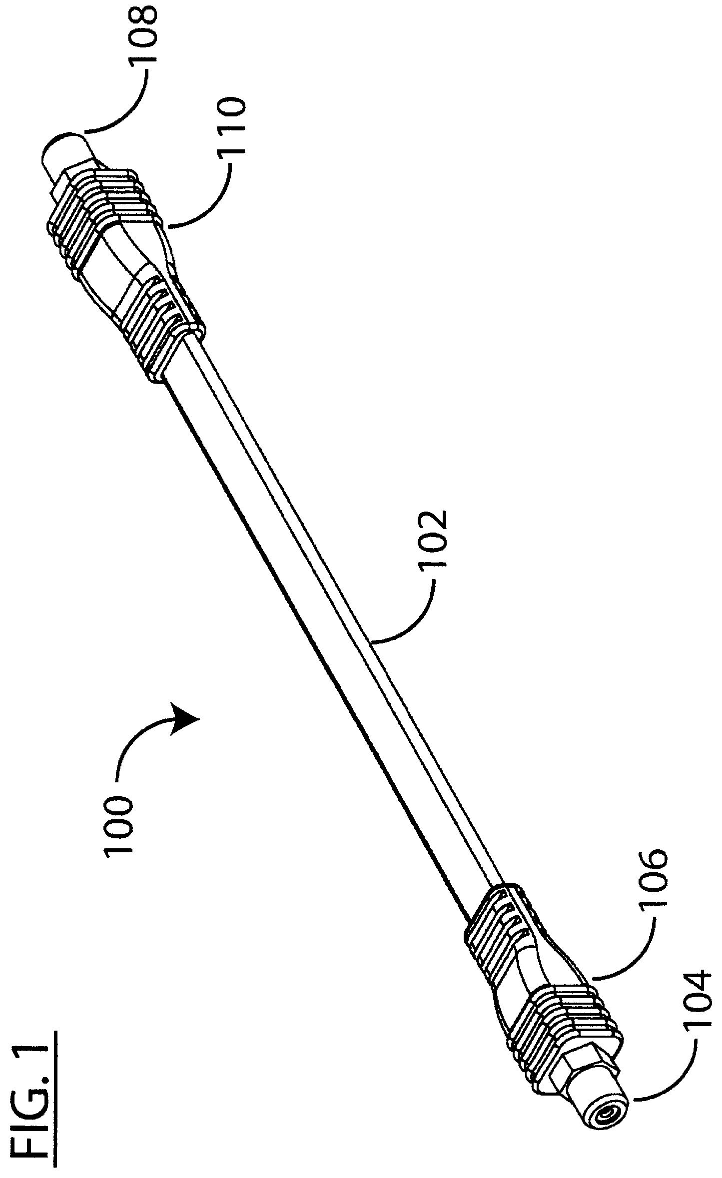 Patent US12488913 — Guarded coaxial cable assembly — Figure 1