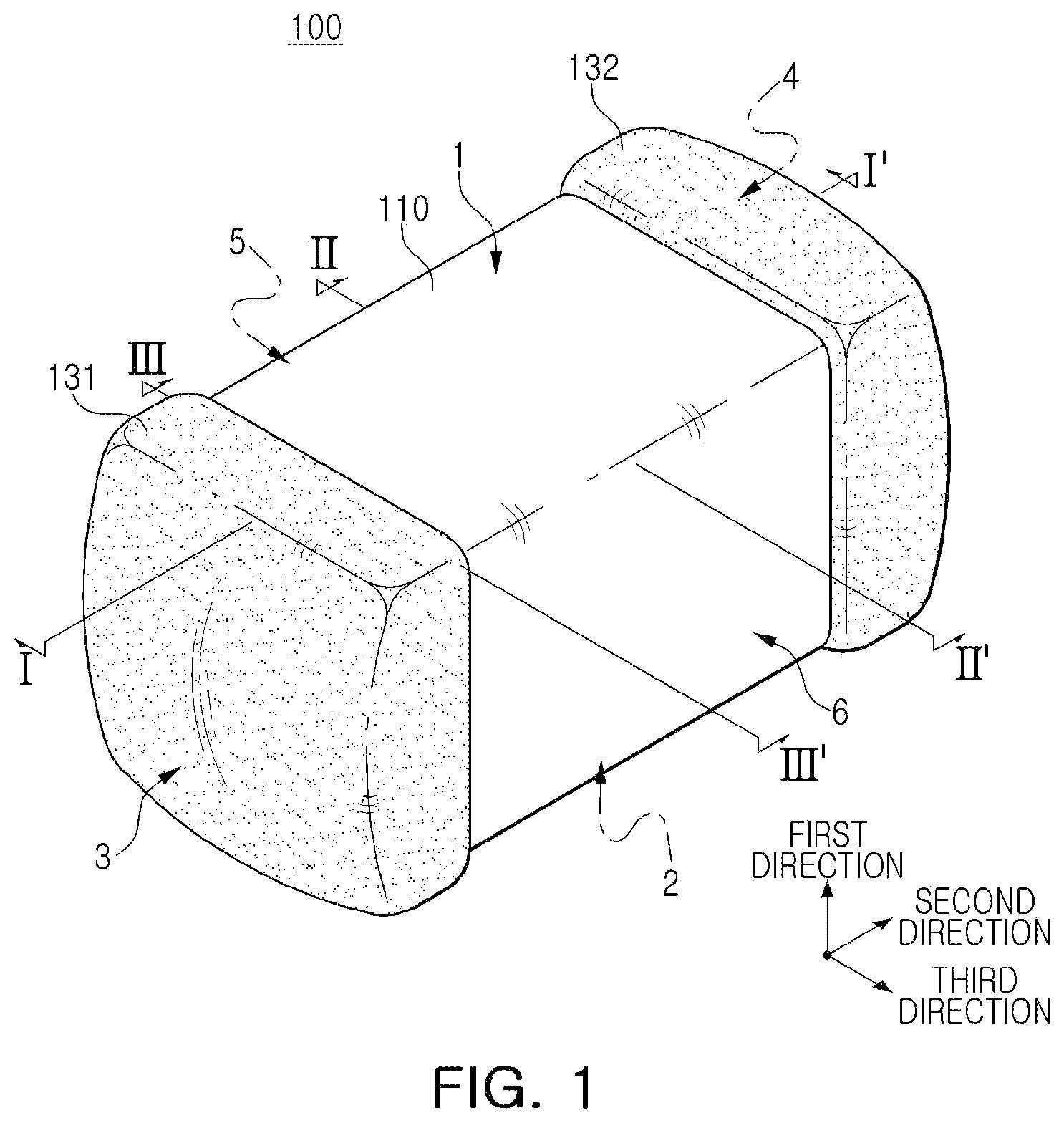 Patent US12488943 — Multilayer electronic component having moisture-and hydrogen-resistant interfacial structure — Figure 1