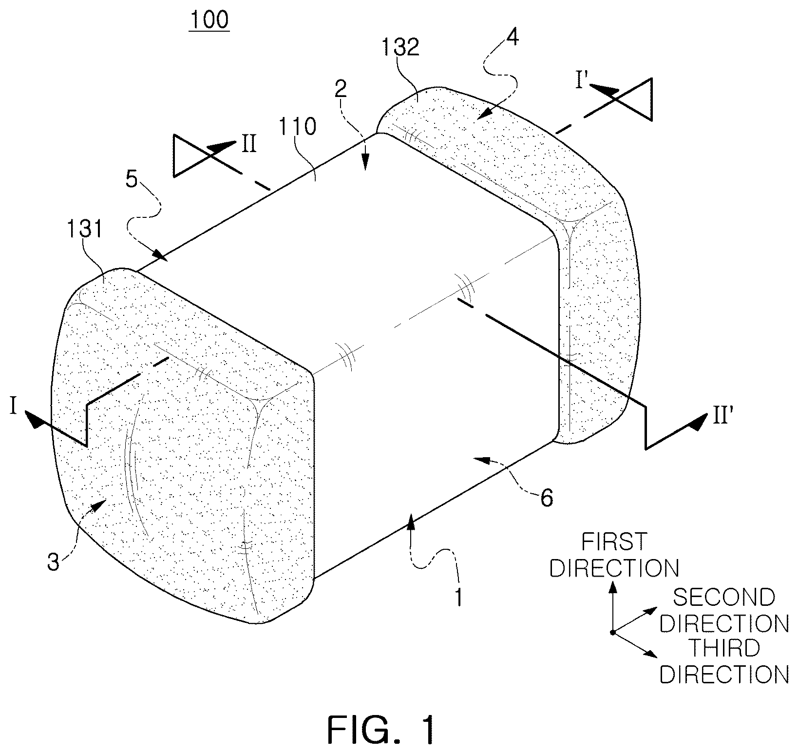 Patent US12488944 — Multilayer electronic component — Figure 1