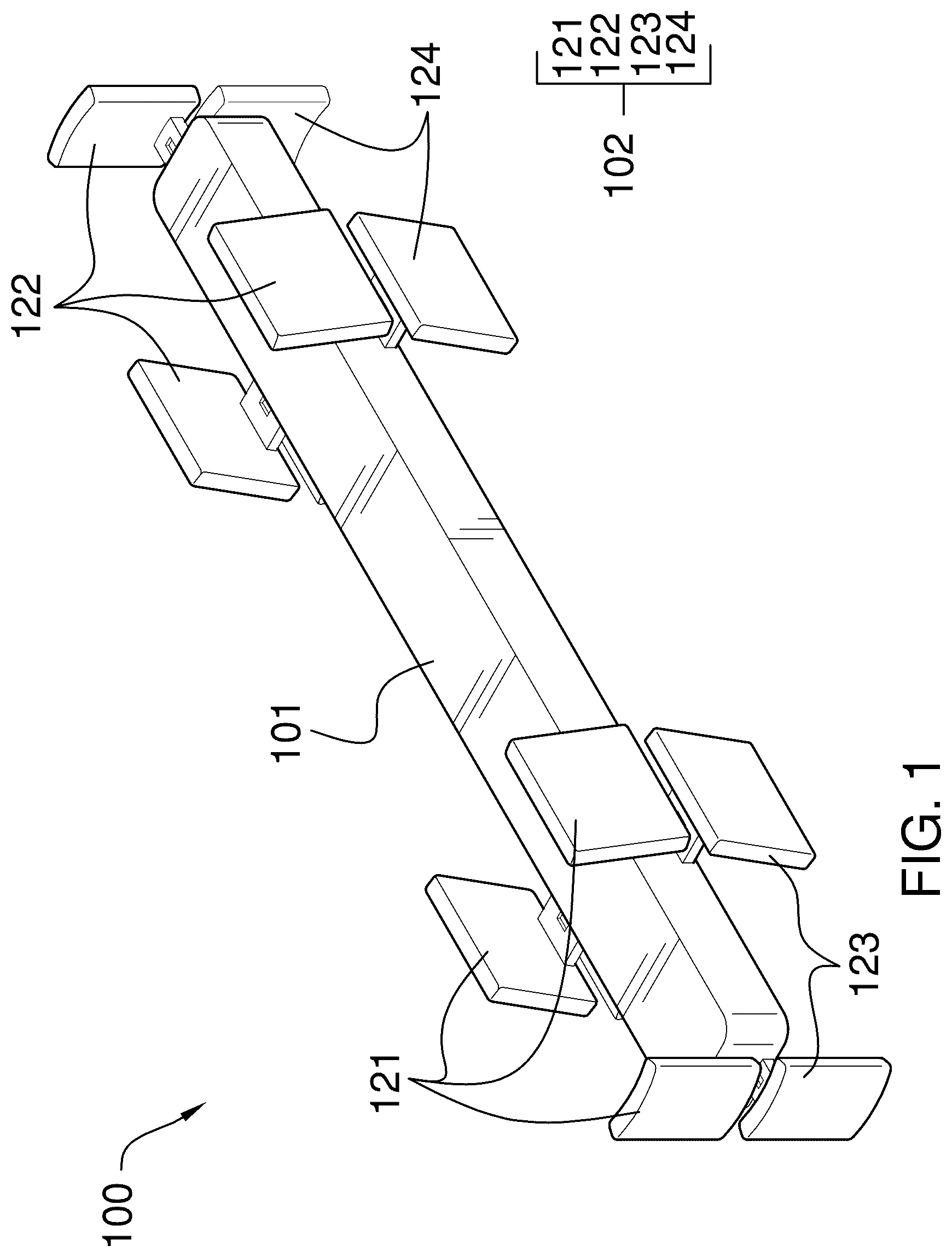 Patent US12488950 — Remote control holder — Figure 1