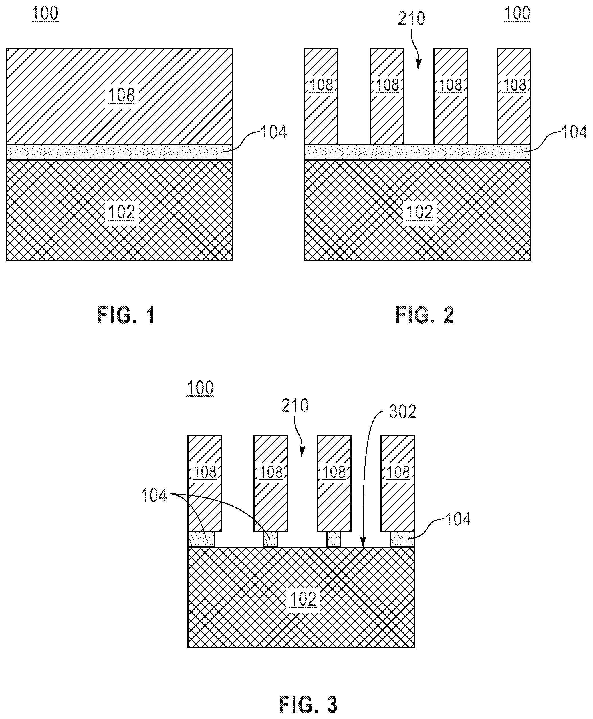 Patent US12488994 — Magnesium oxide based hardmask for reactive ion etching — Figure 1