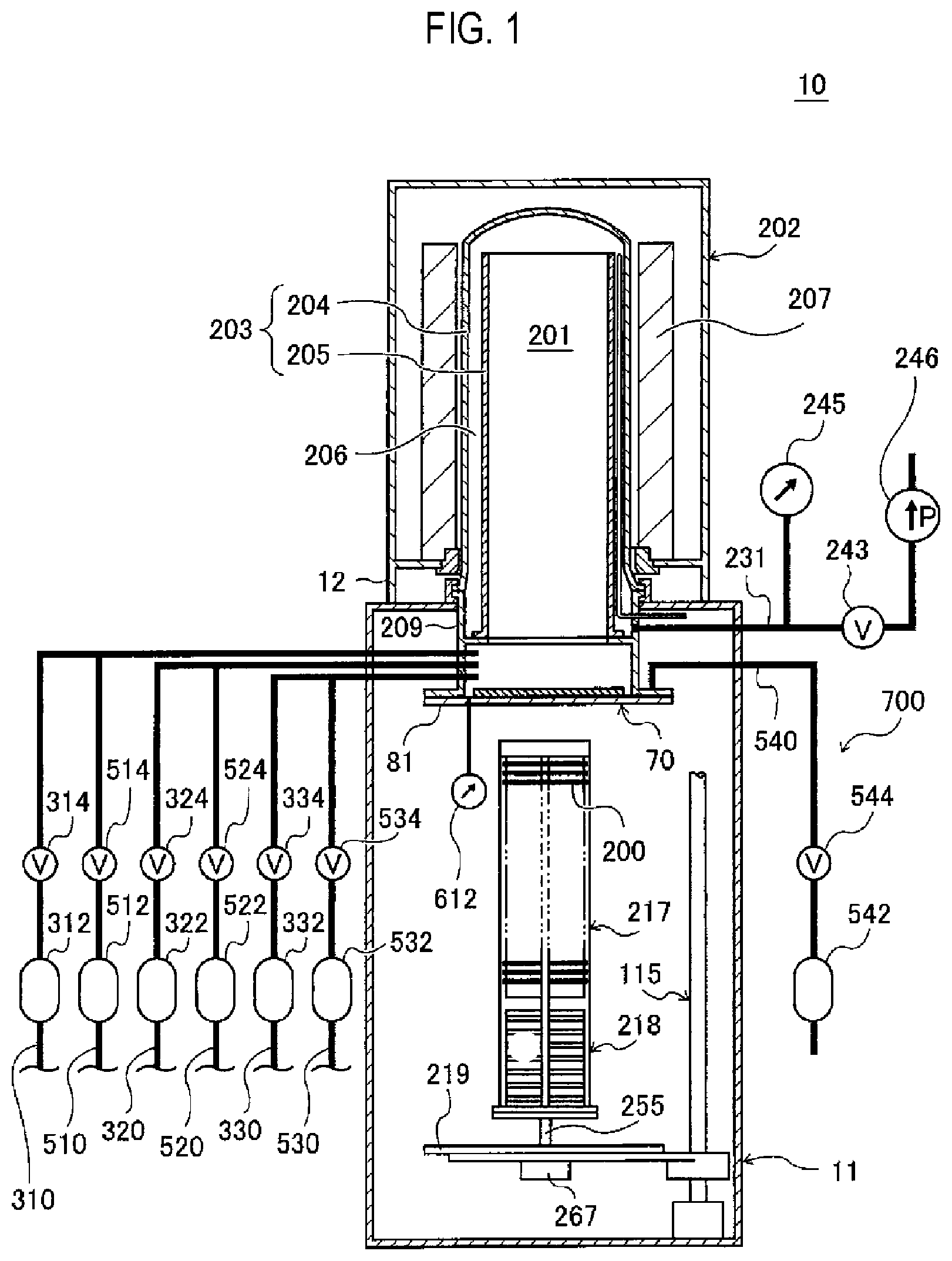 Patent US12488999 Figure 1 – Substrate processing apparatus, cleaning method, and method of manufacturing semiconductor device