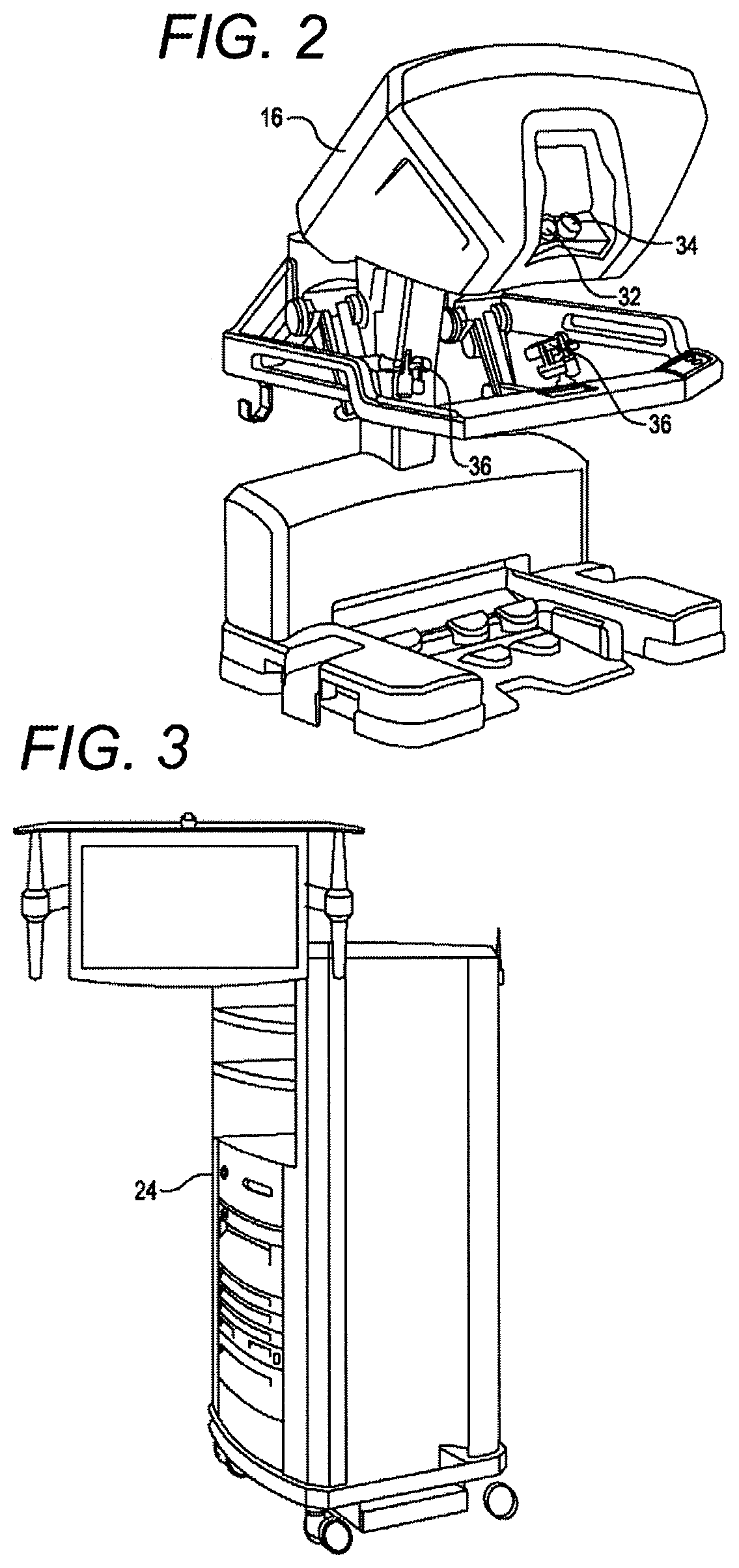 Patent US12491038 Figure 2 – Limited movement of a surgical mounting platform controlled by manual motion of robotic arms