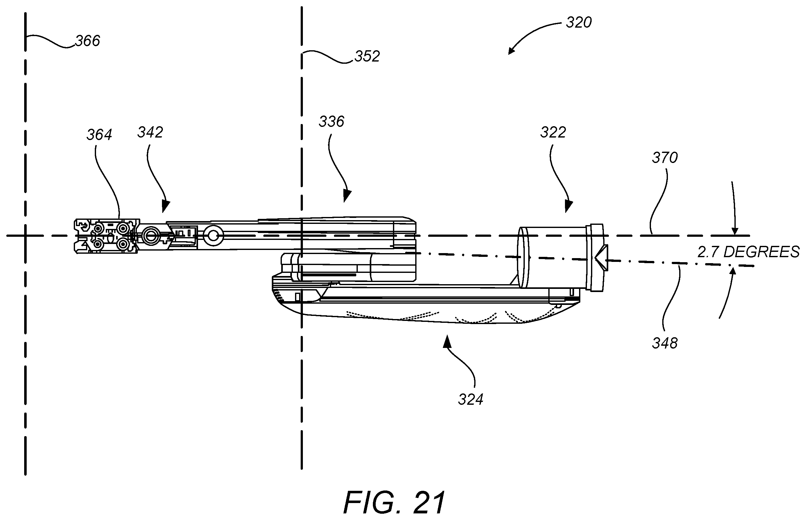 Patent US12491039 Figure 17 – Redundant axis and degree of freedom for hardware-constrained remote center robotic manipulator