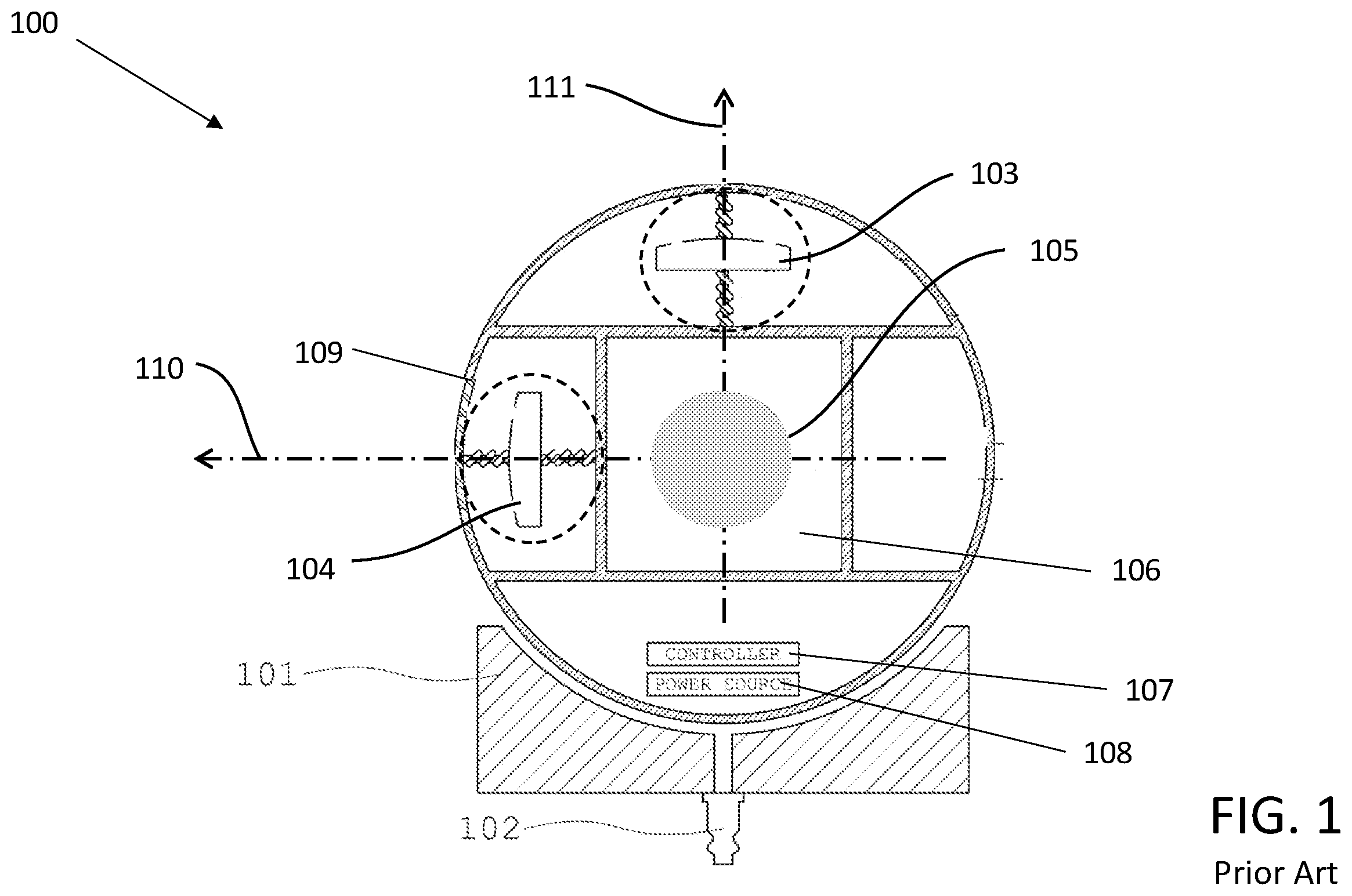 Patent US12492015 Figure 1 – System and method for the improvement of attitude control system testbeds for small satellites