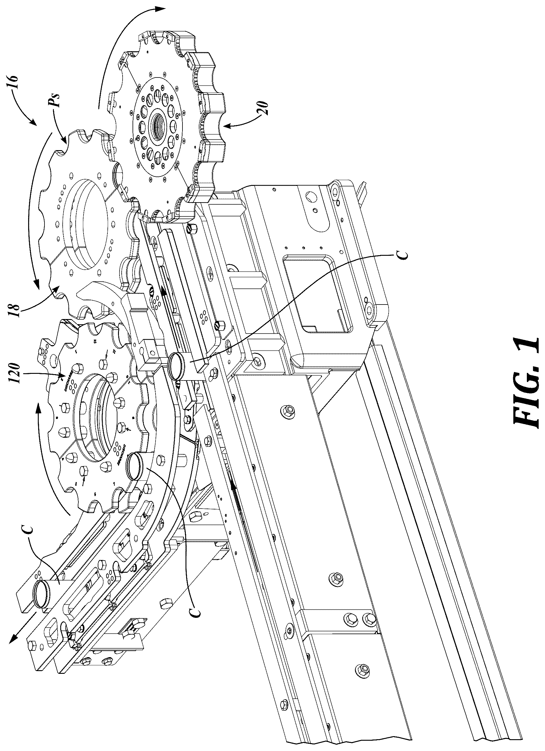 Patent US12492030 — Turret assemblies for container sealing system — Figure 1