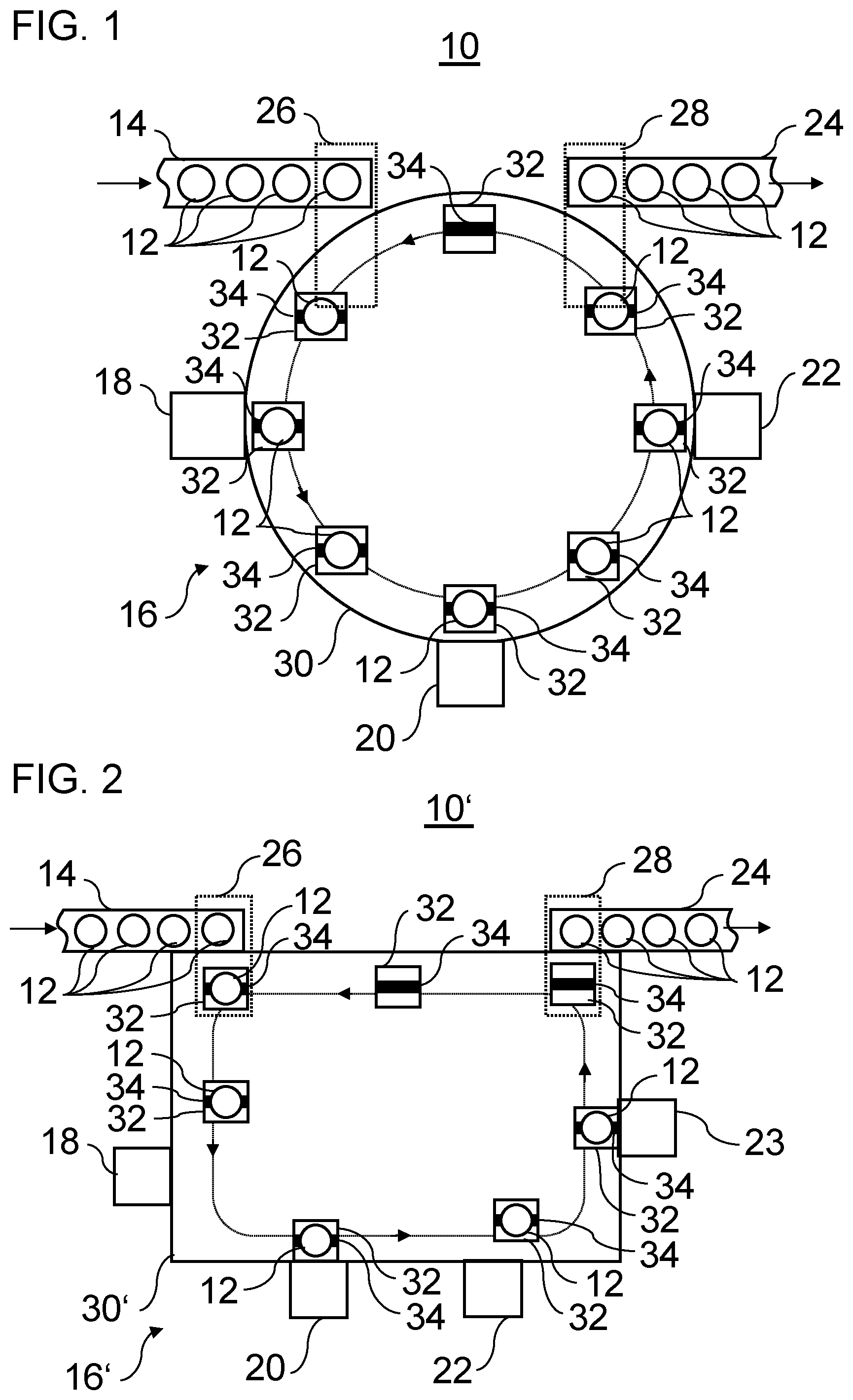 Patent US12492034 — Device for equipping containers — Figure 1