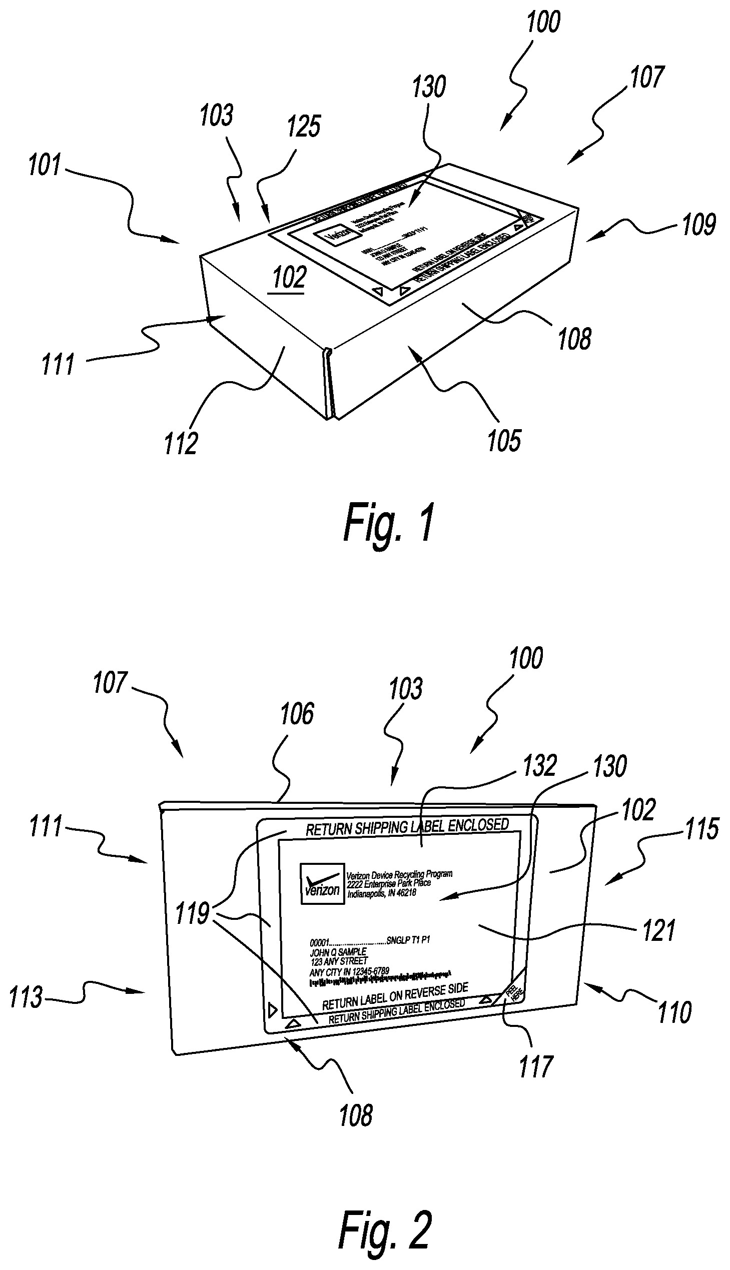 Patent US12492037 — Round trip container — Figure 1