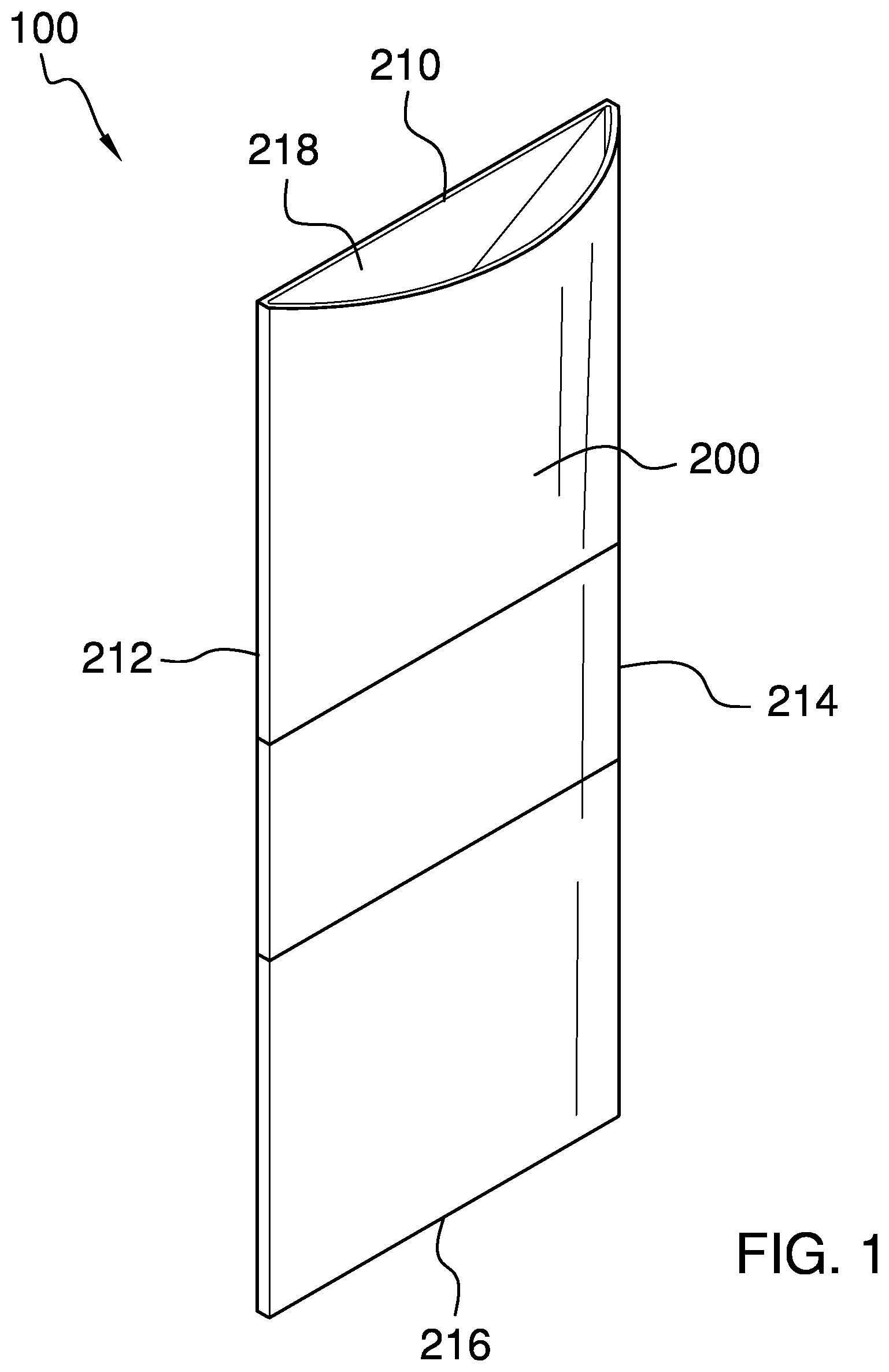 Patent US12492043 — Magnetic pouch — Figure 1