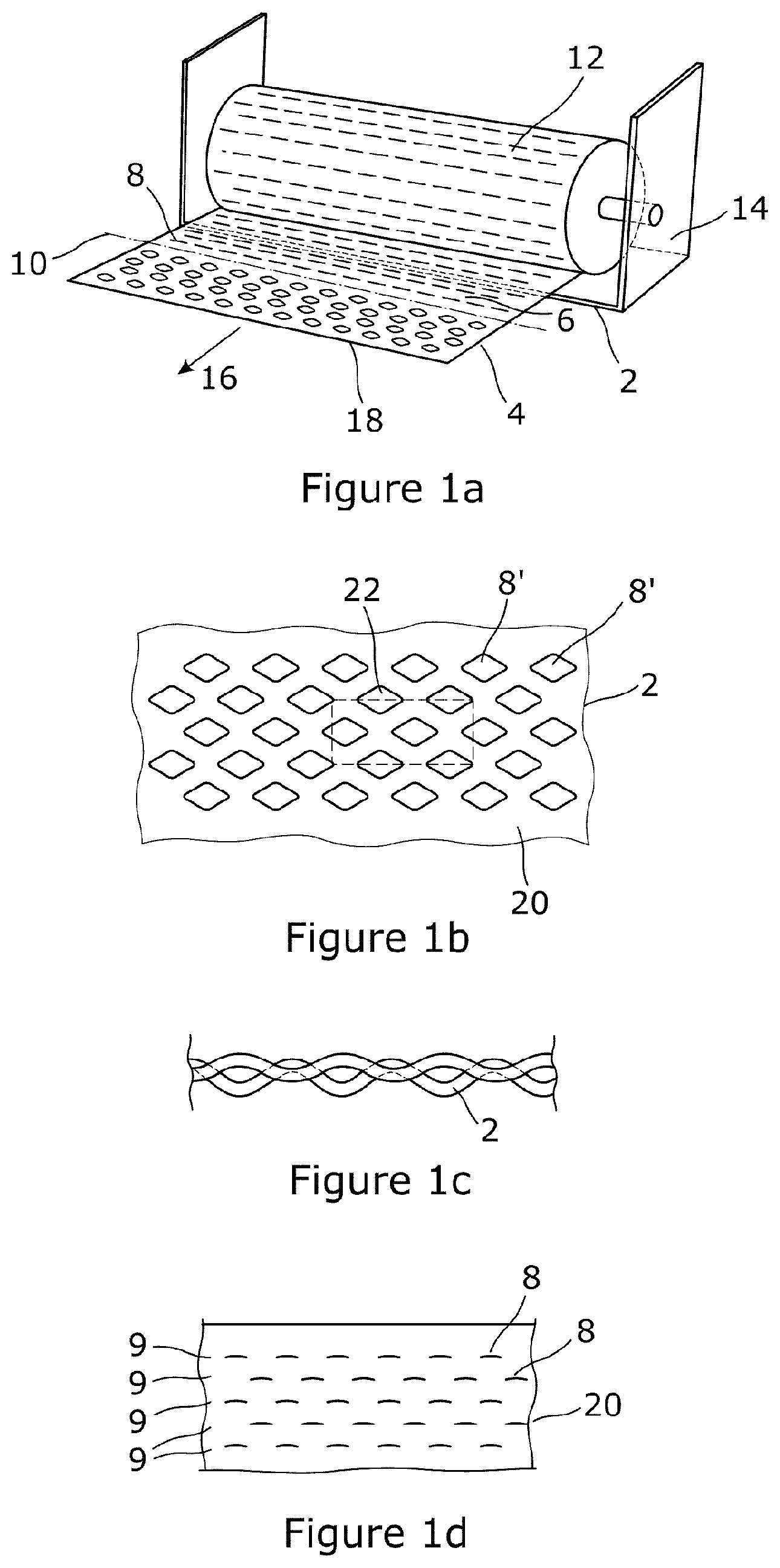Patent US12492059 — Packaging material — Figure 1