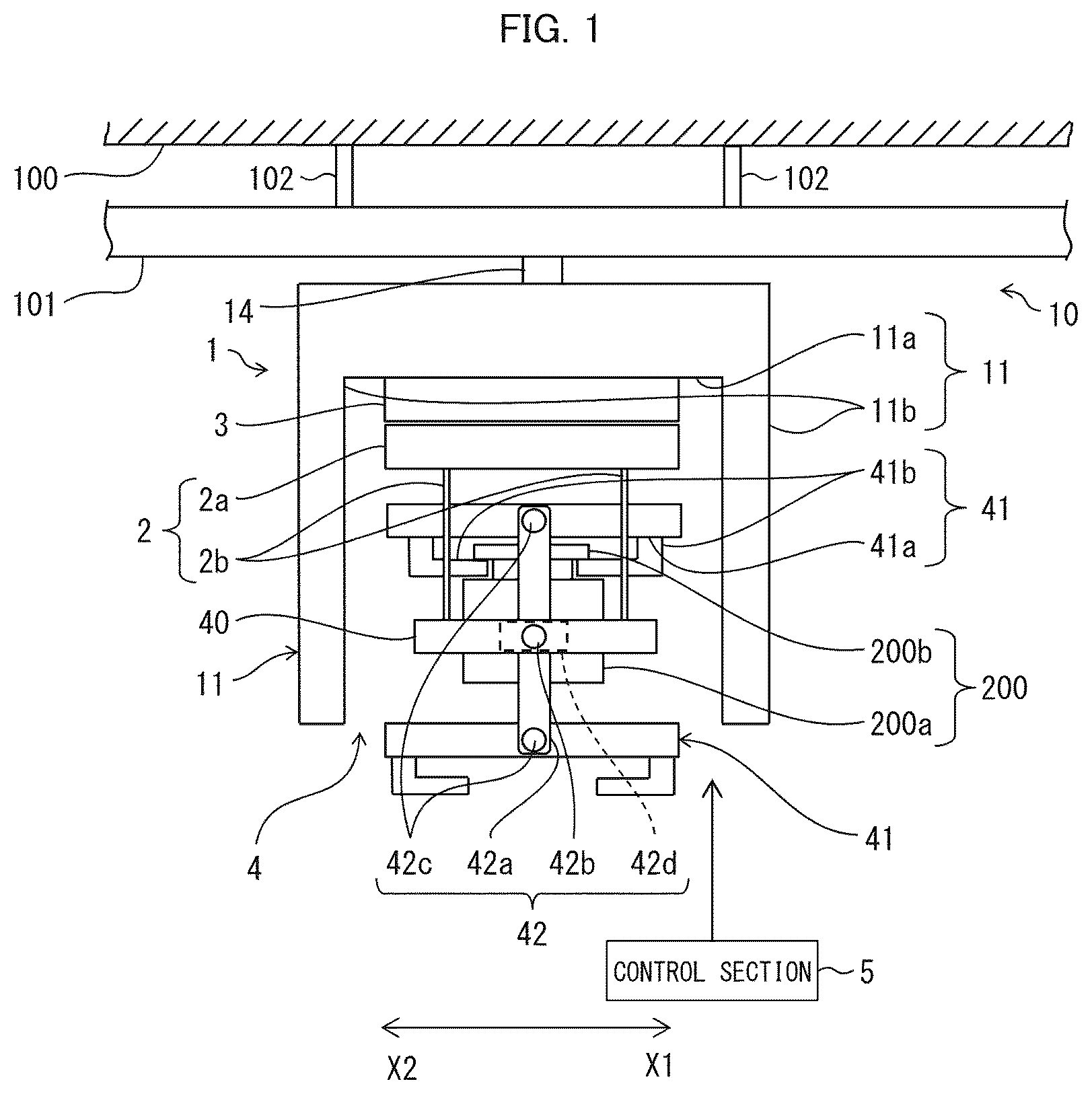 Patent US12492079 — Conveyance device — Figure 1