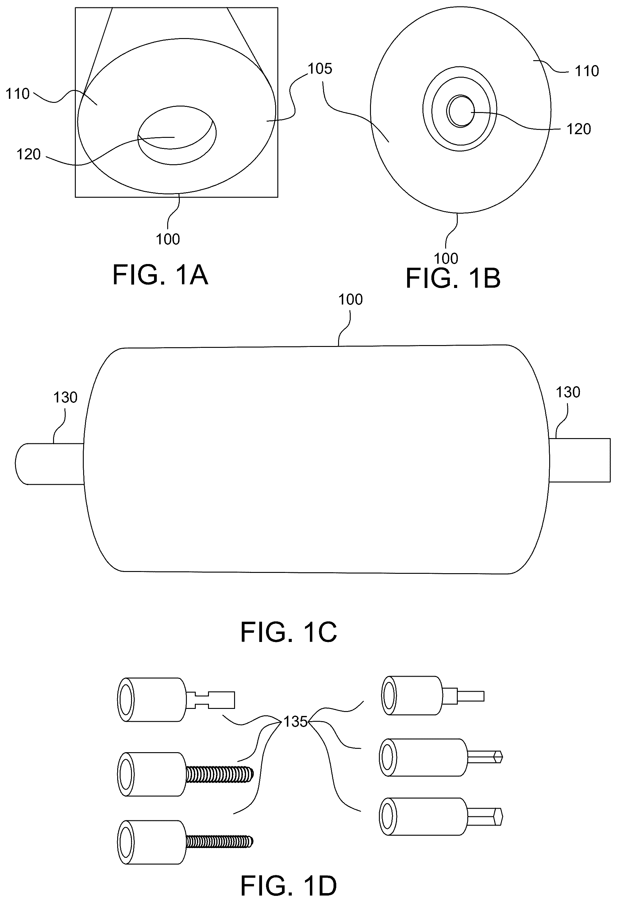 Patent US12492080 — Modular idler roller system with recessed and/or adaptable ends — Figure 1