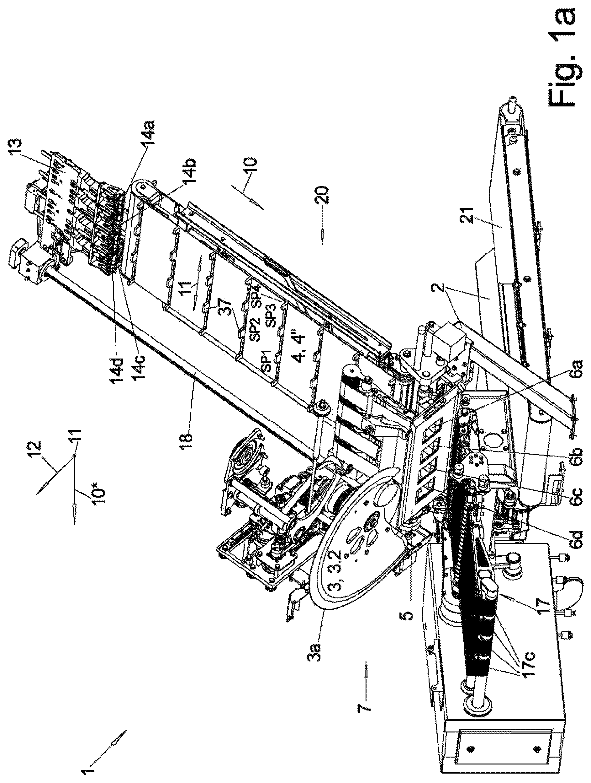 Patent US12492081 — Method for positioning an article to be transported and device for carrying out the method — Figure 1