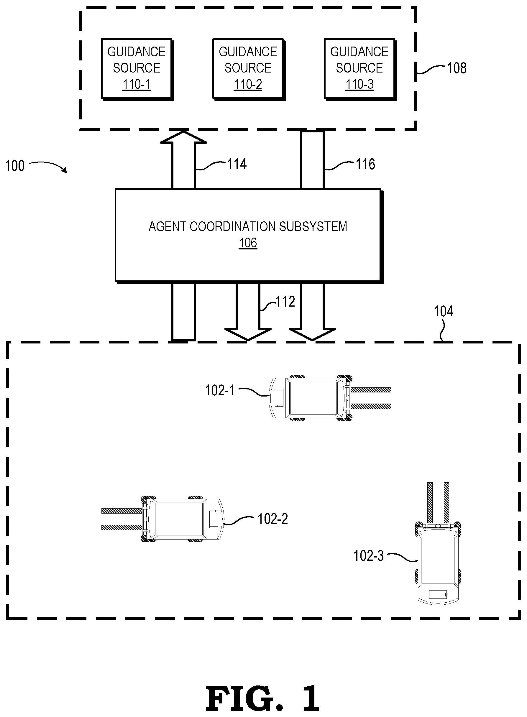 Patent US12492107 — Continual proactive learning for autonomous robot agents — Figure 1