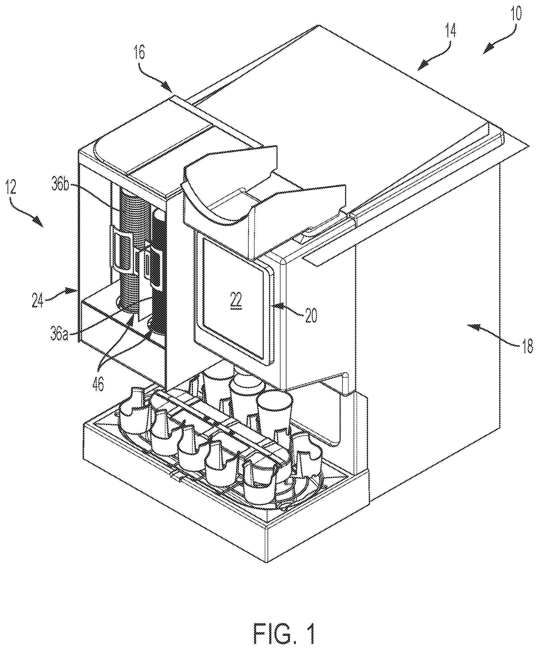 Patent US12492112 — Beverage dispensing apparatus — Figure 1
