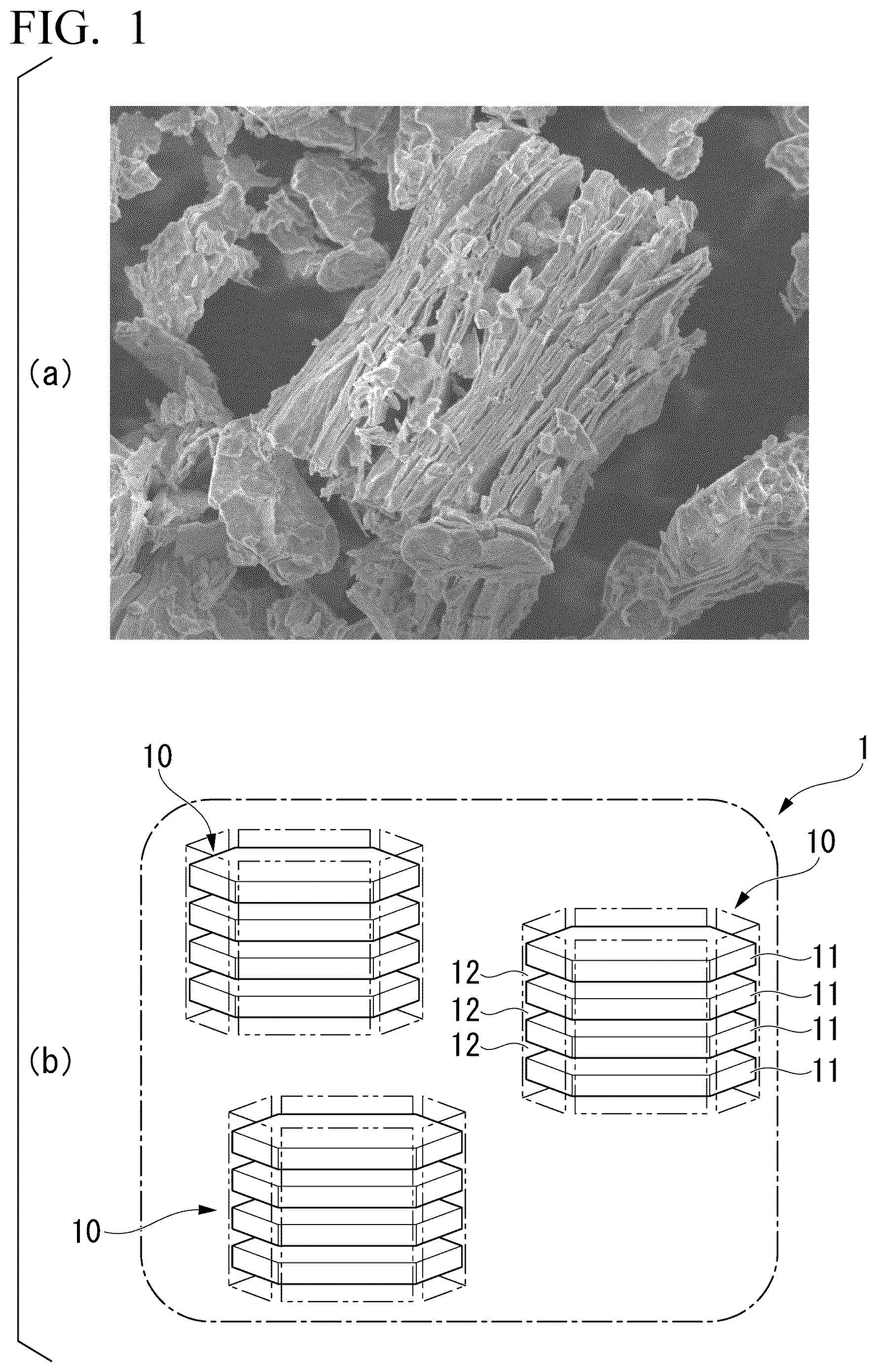 Patent US12492135 — Layered double hydroxide crystal, anion adsorbent, and method for producing layered double hydroxide crystal — Figure 1