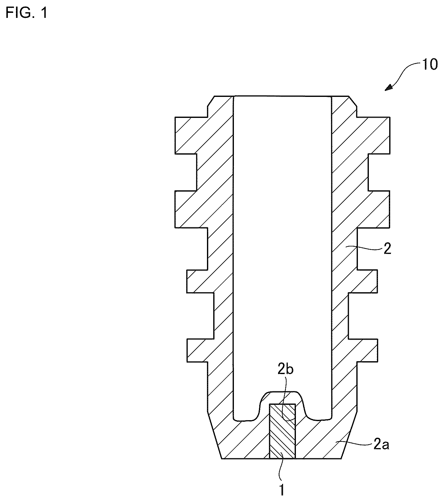 Patent US12492149 — Ceramic sintered body and plasma-generating electrode — Figure 1