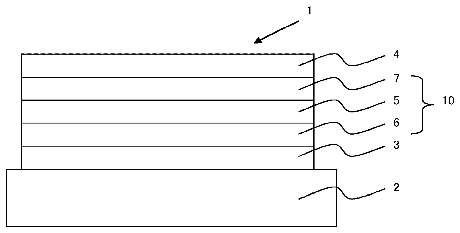Patent US12492162 Figure 1 – Organic electroluminescent element and electronic device