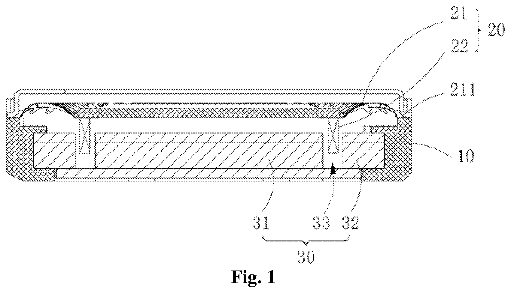 Patent US12492301 — Diaphragm and sound generating device — Figure 1