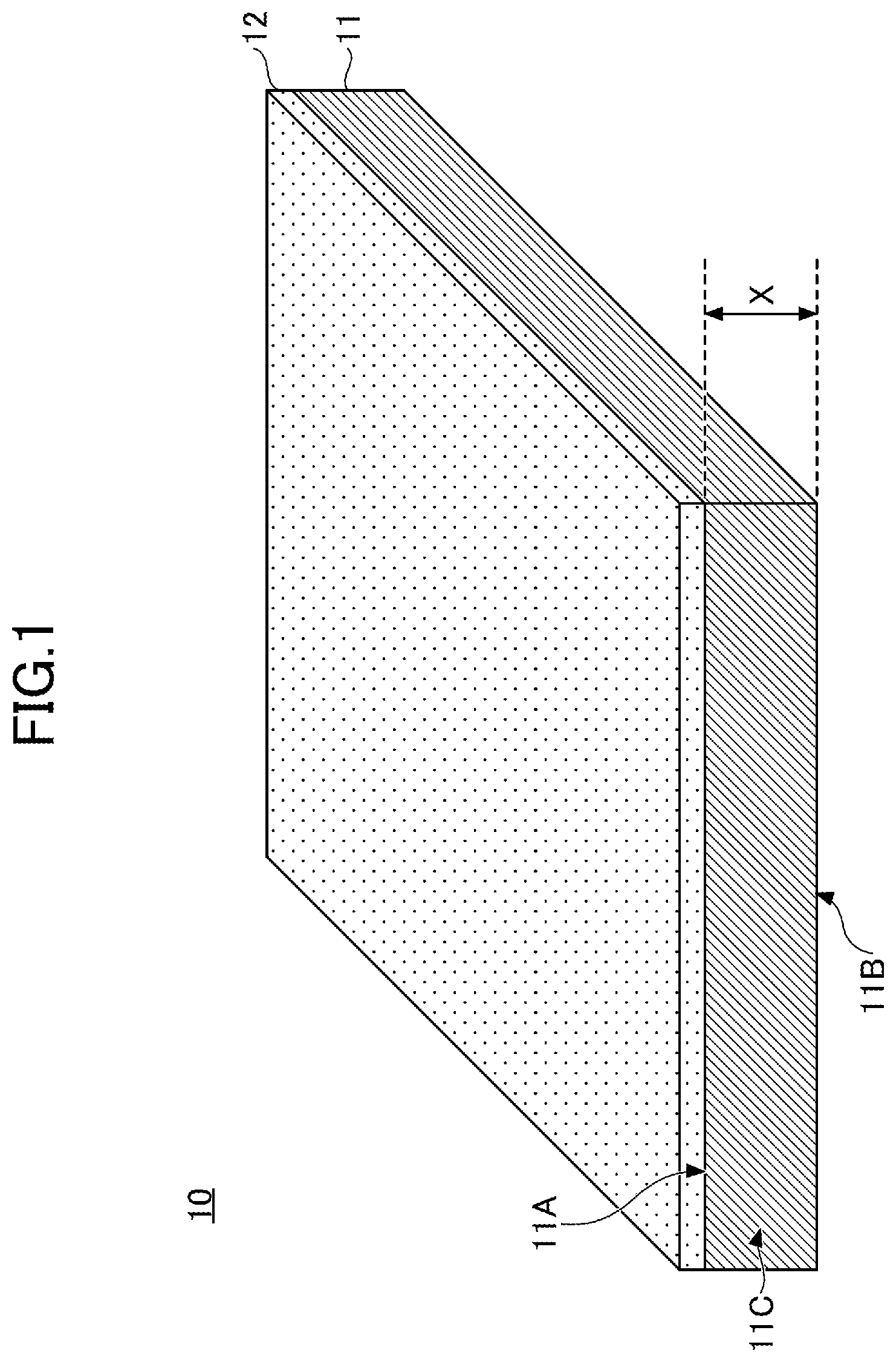 Patent US12492330 — Latent heat storage gypsum board and partition structure — Figure 1