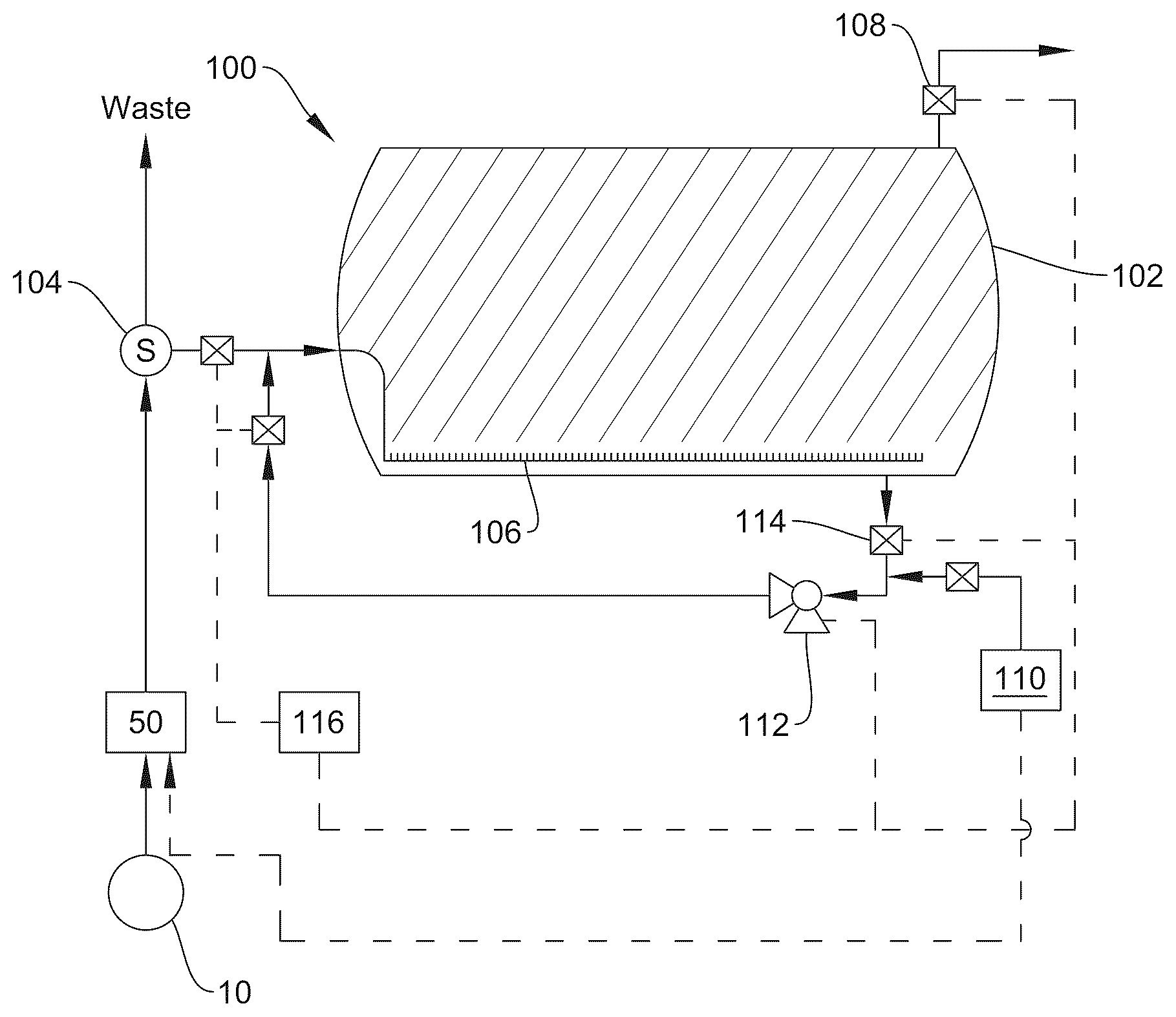 Patent US12492349 — Hydrocarbon liquid based chemical compositions and treatment methods using same for remediating H2S and other contaminants in fluids and mixtures of contaminated fluids — Figure 1