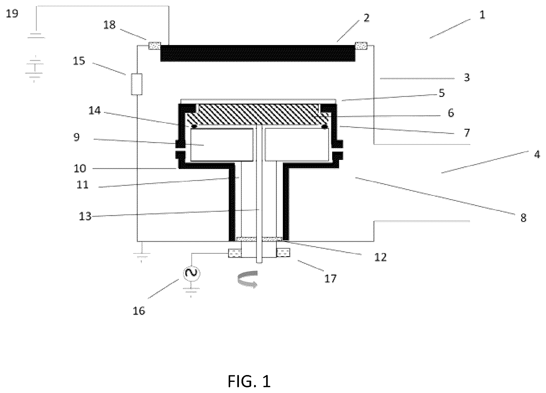 Patent US12492465 Figure 1 – PVD apparatus and method