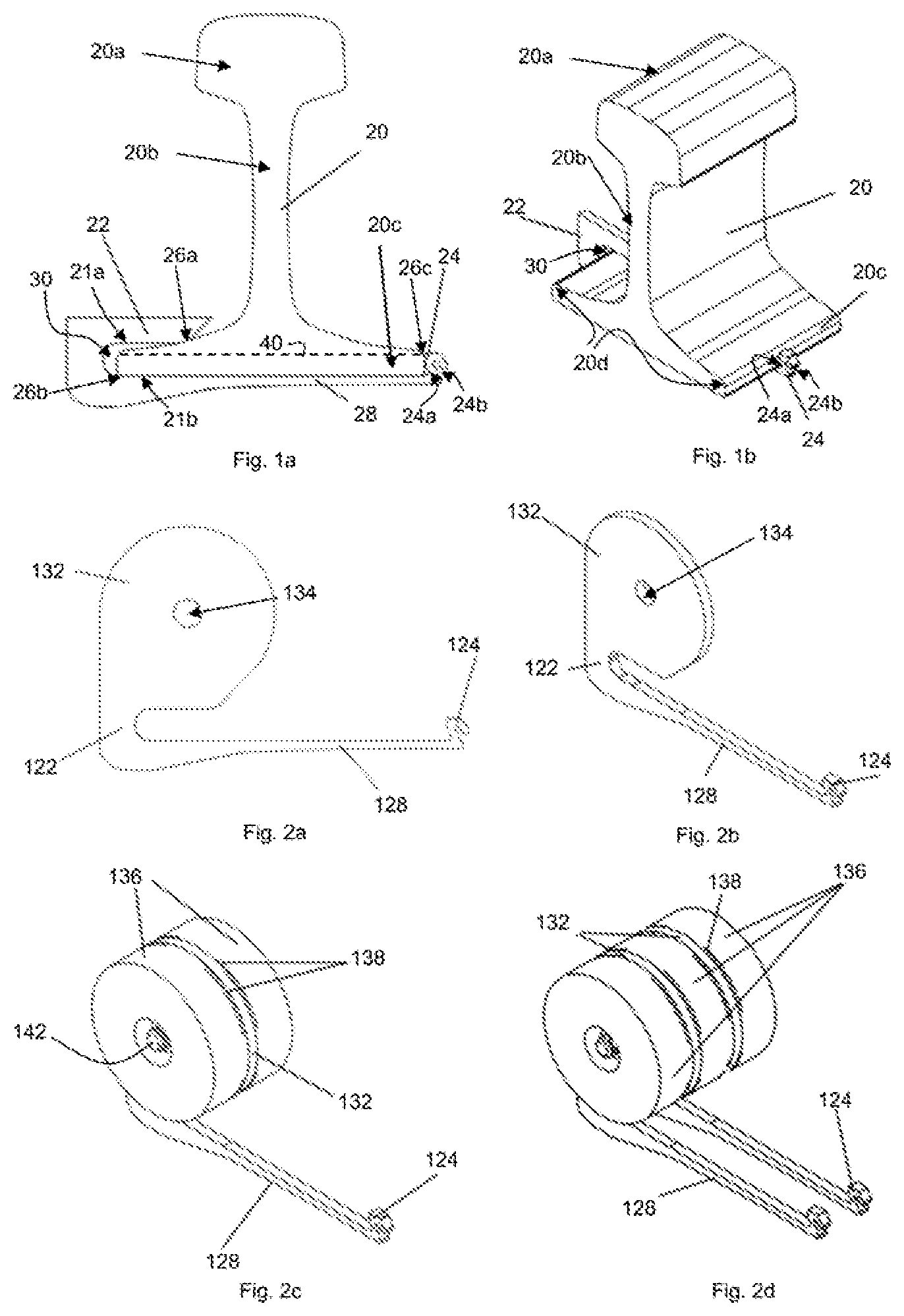 Patent US12492514 — Rail damper mounting apparatus and rail damper systems containing the same — Figure 1
