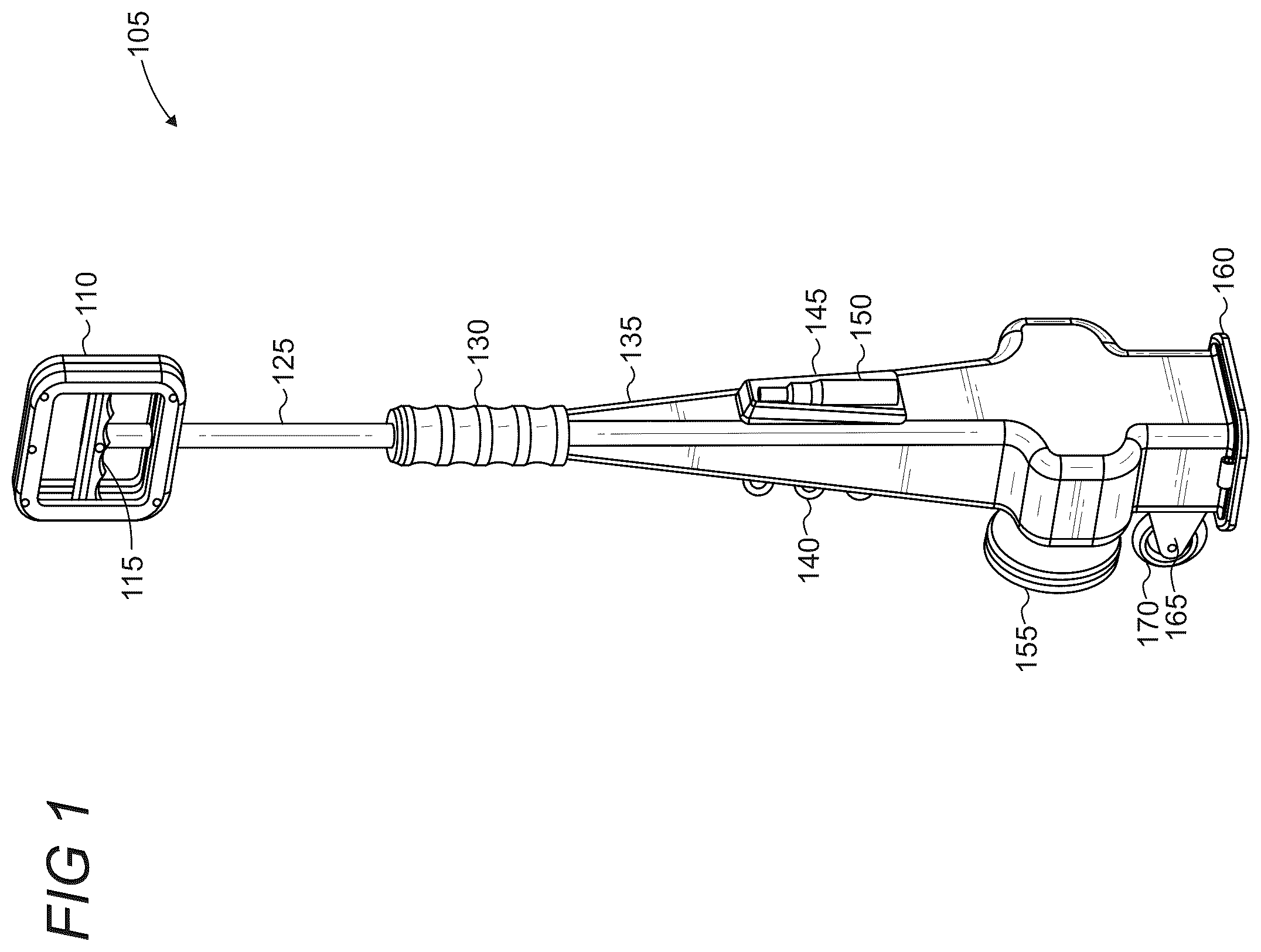 Patent US12492519 — Portable device for collecting and disposing pet waste — Figure 1