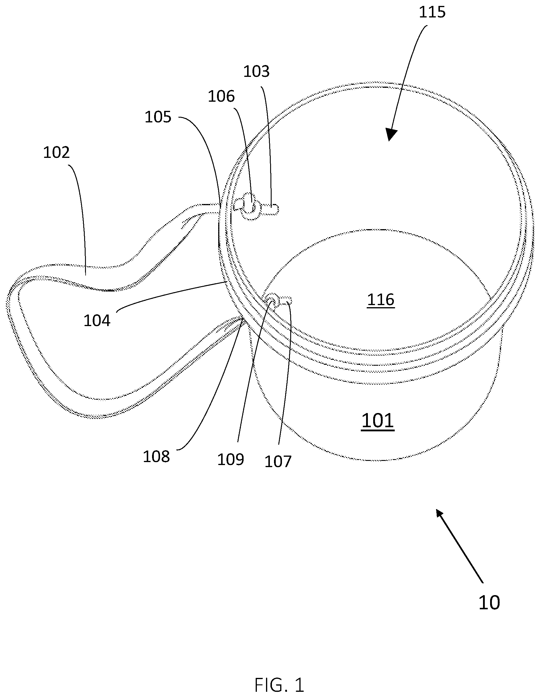 Patent US12492522 — System for applying snow and ice removal and traction-improving products — Figure 1