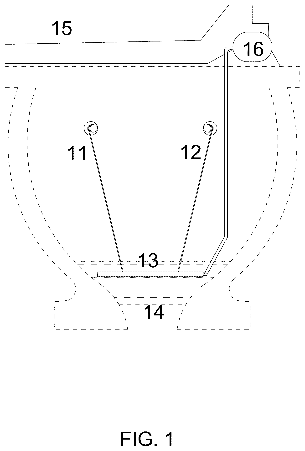Patent US12492541 — Anti-splash urine guard net for toilet bowls — Figure 1