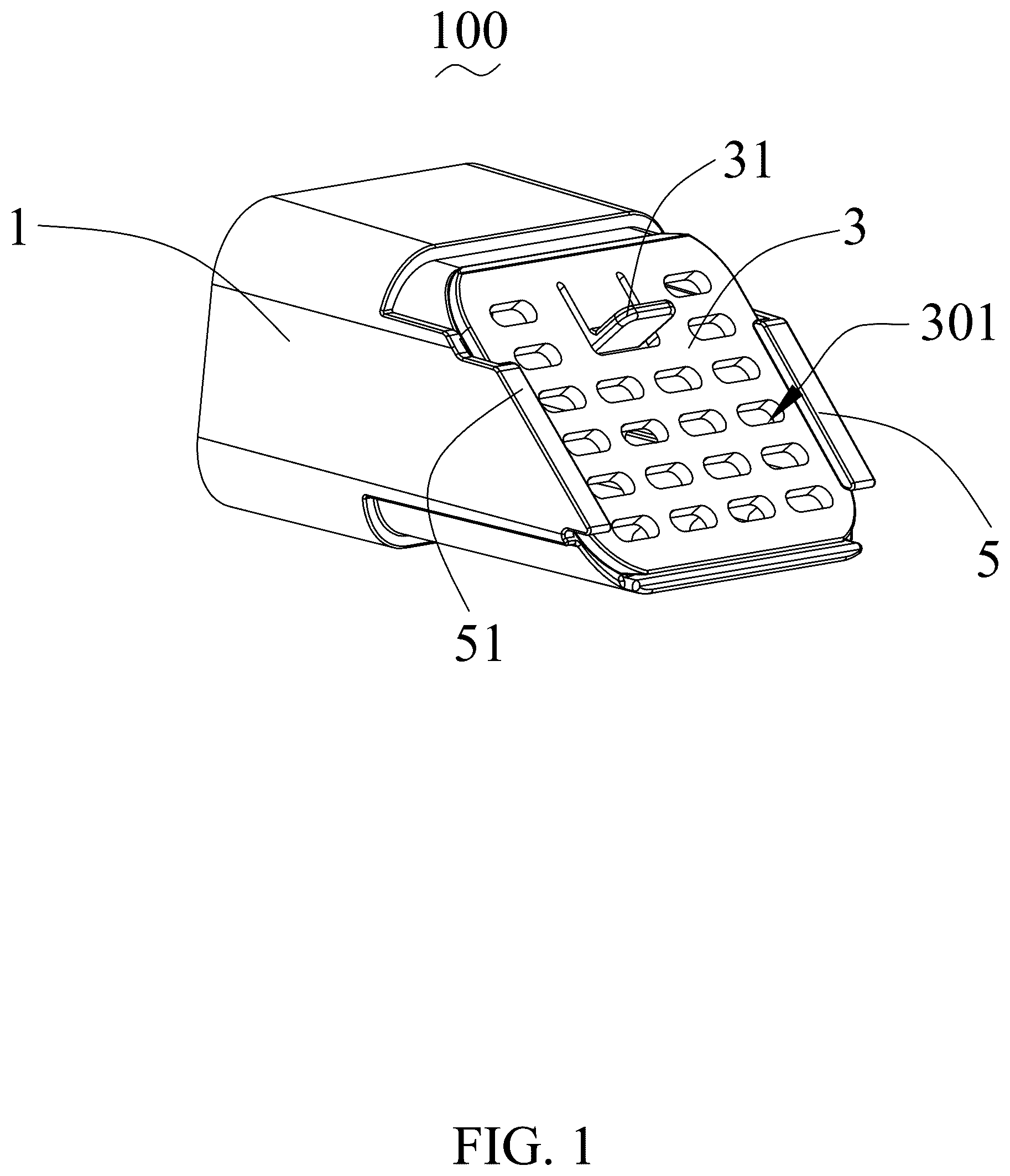Patent US12492545 — Non-return device for pipeline port — Figure 1