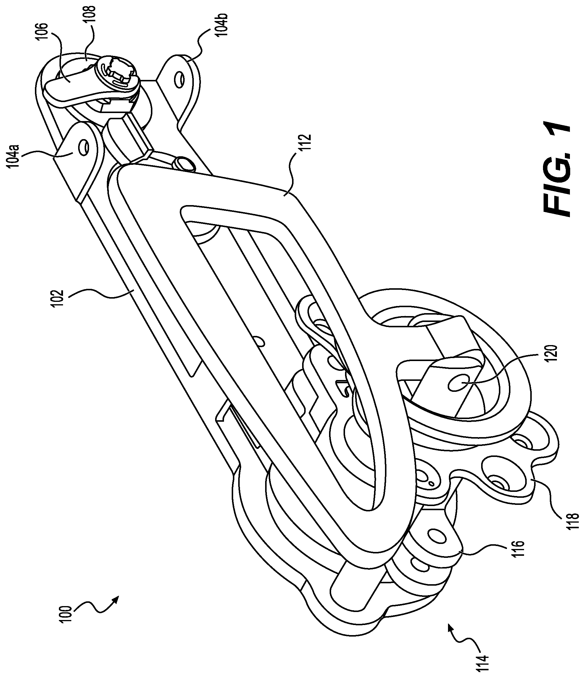 Patent US12492575 — Locking system for an aircraft door — Figure 1