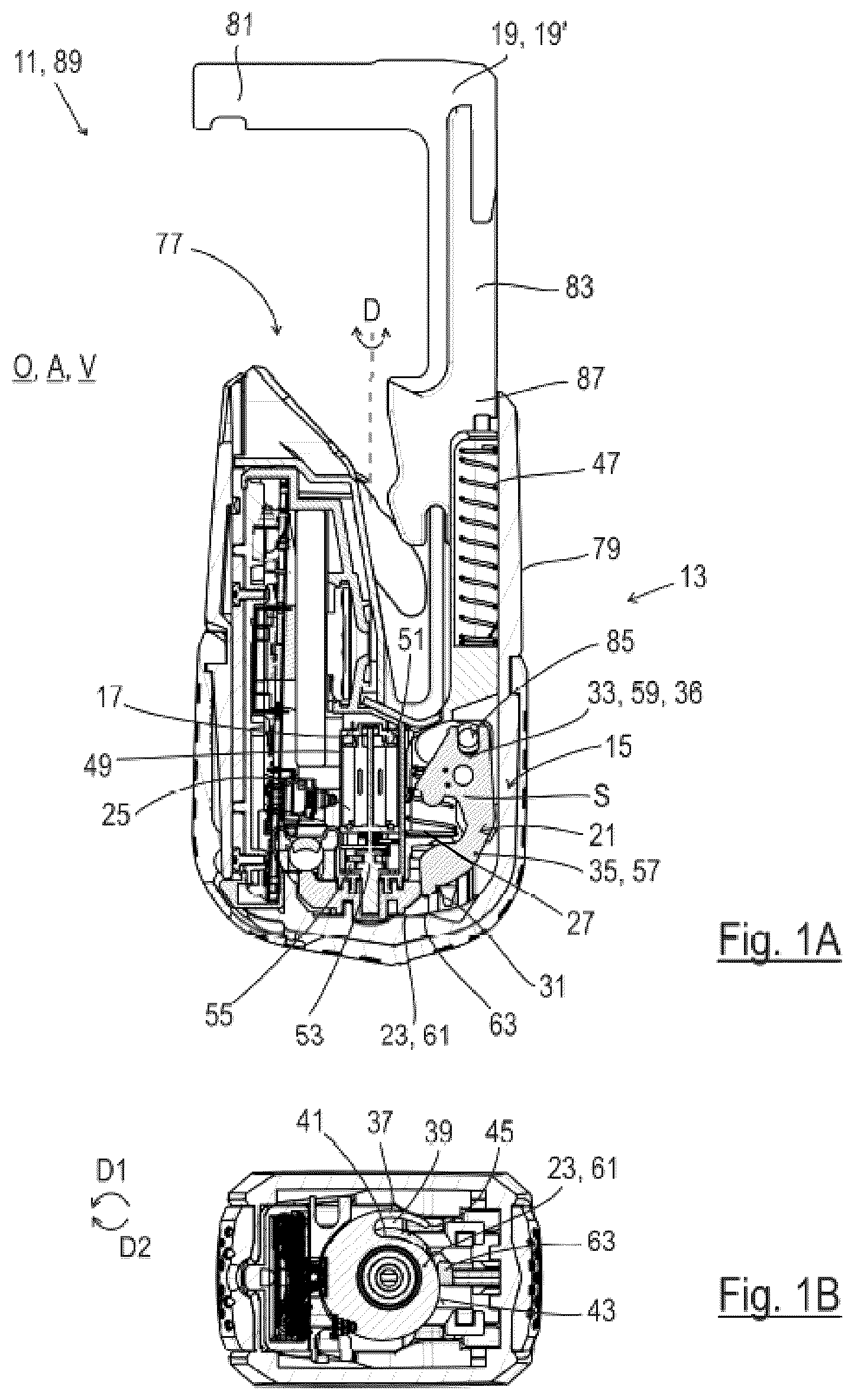 Patent US12492578 — Electromechanical lock — Figure 1