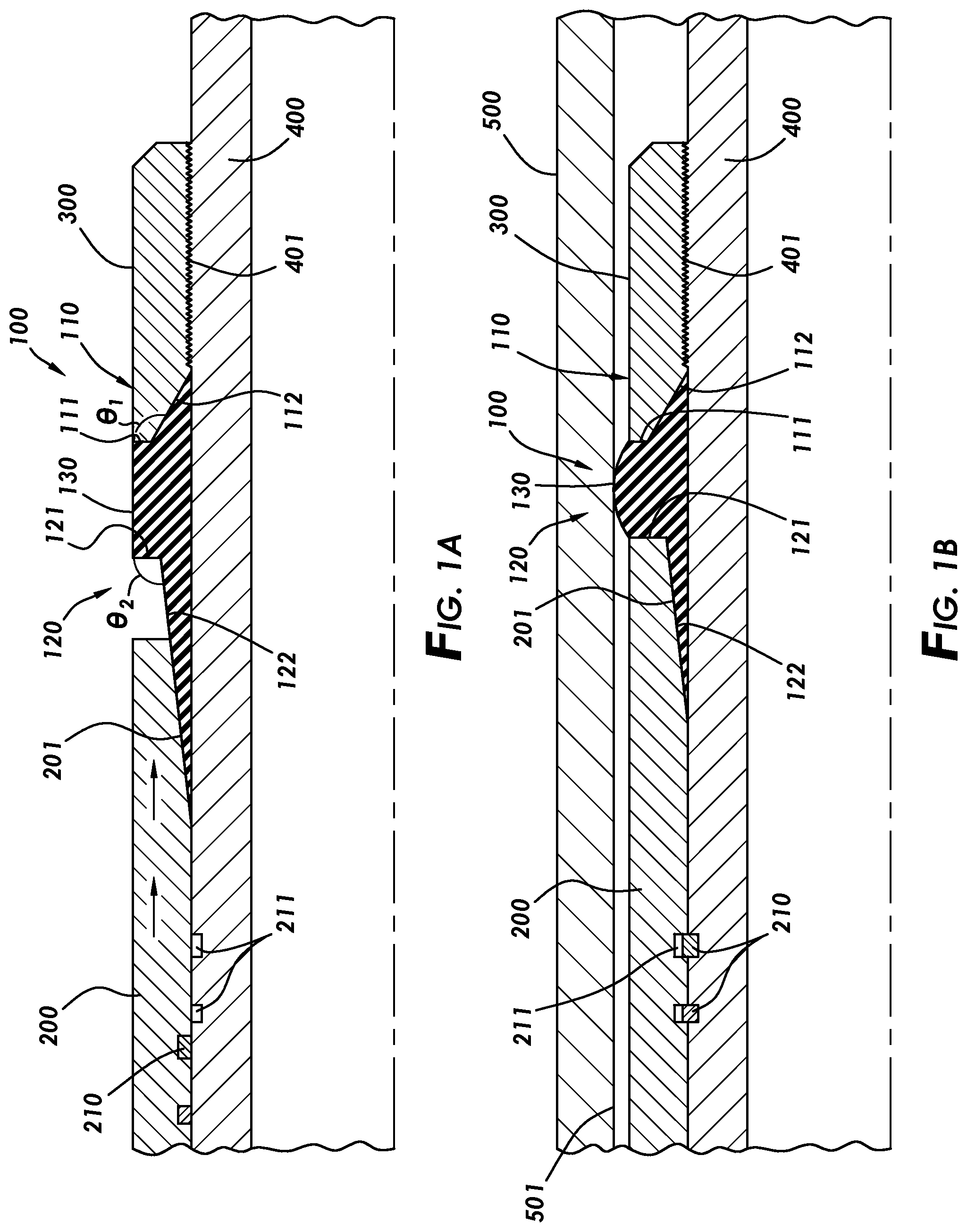 Patent US12492608 — Sealing element with sloped ends — Figure 1