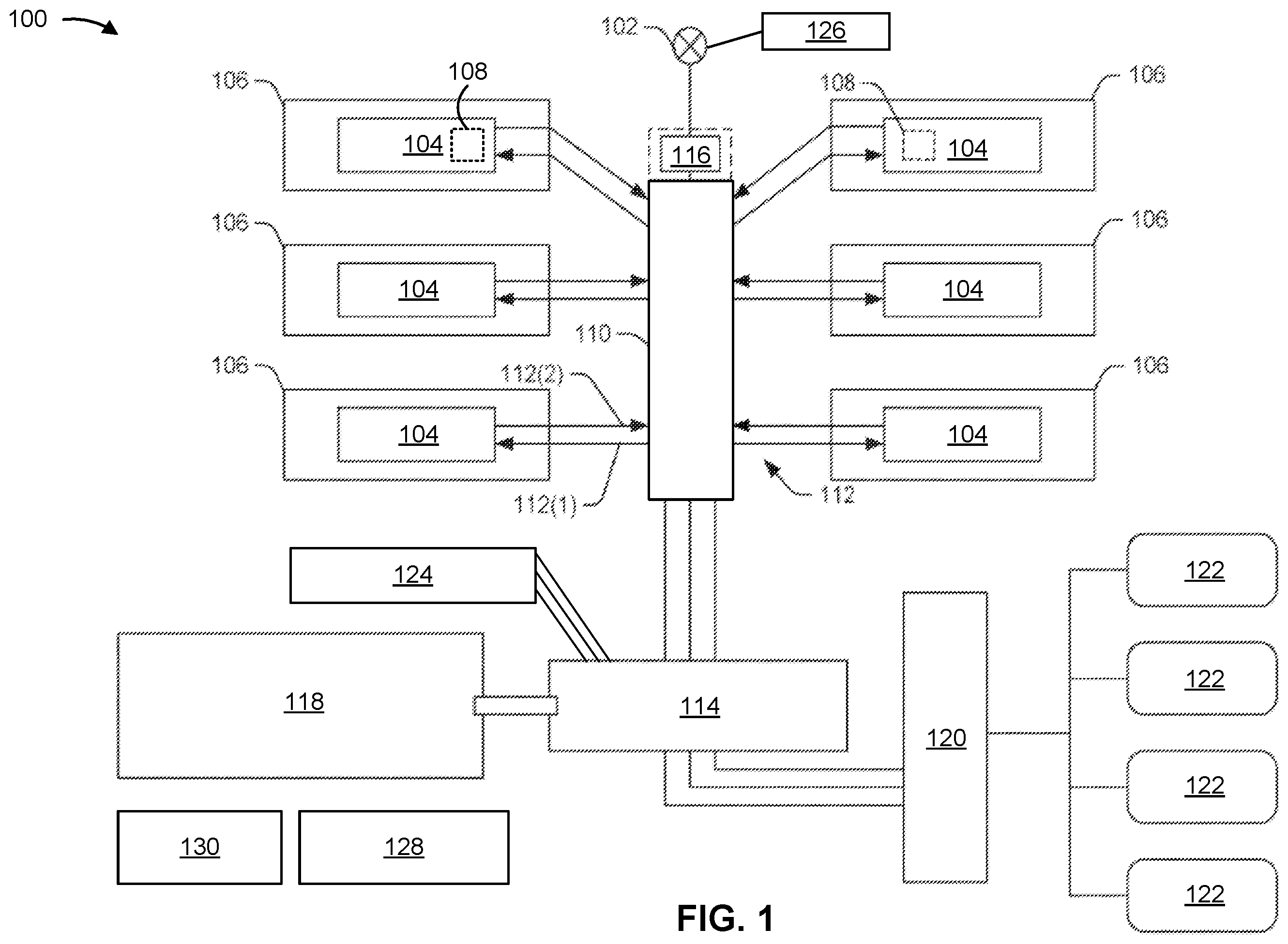 Patent US12492624 Figure 1 – Closed-loop control of a plurality of pump systems of a hydraulic fracturing system