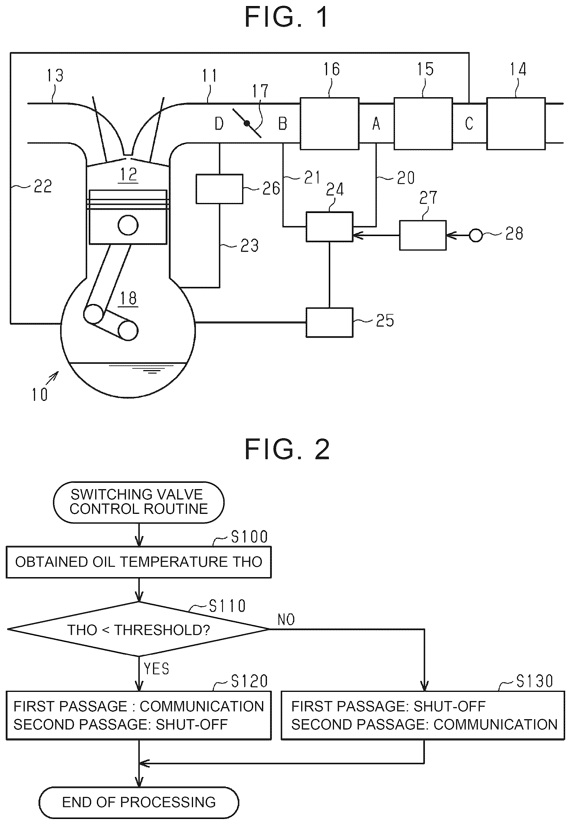 Patent US12492652 Figure 1 – Blow-by gas recirculation device