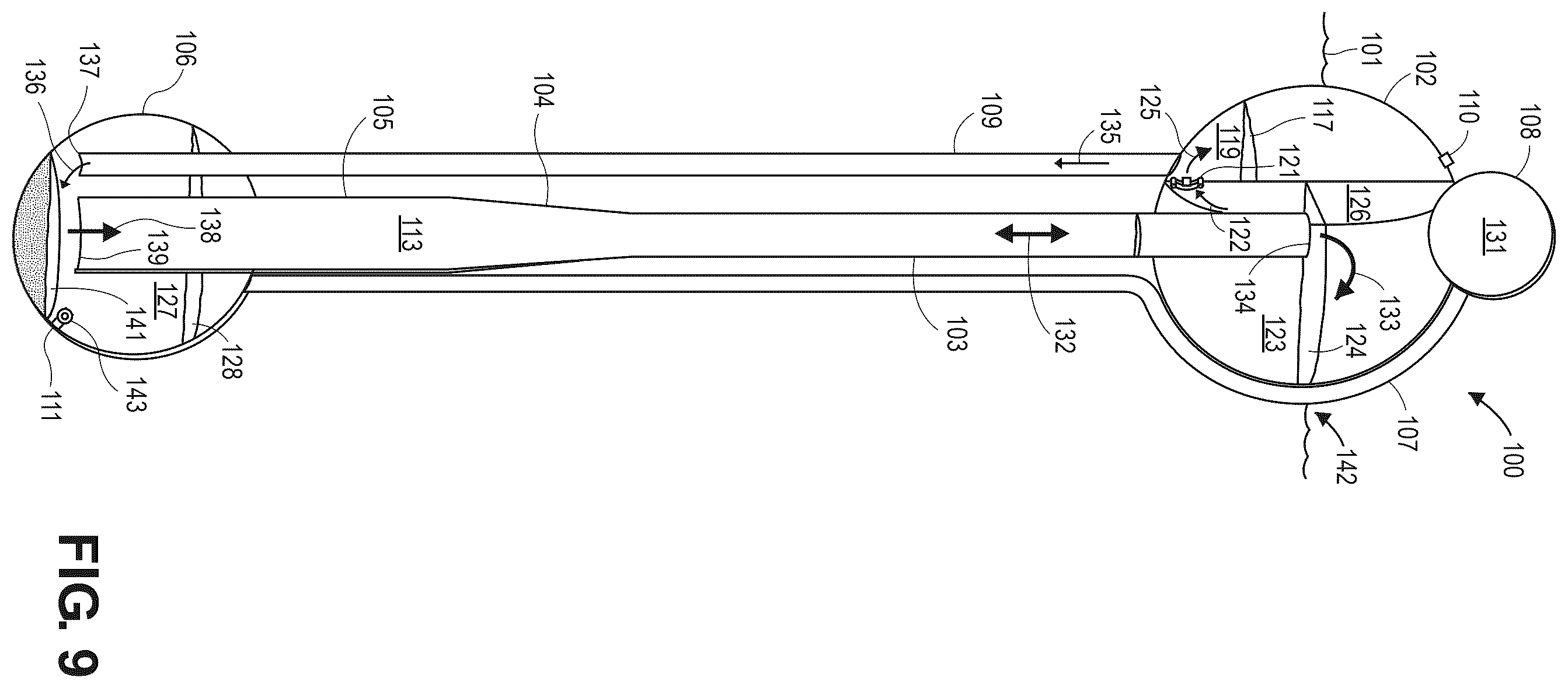 Patent US12492673 Figure 9 – Recirculating inertial hydrodynamic pump and wave engine